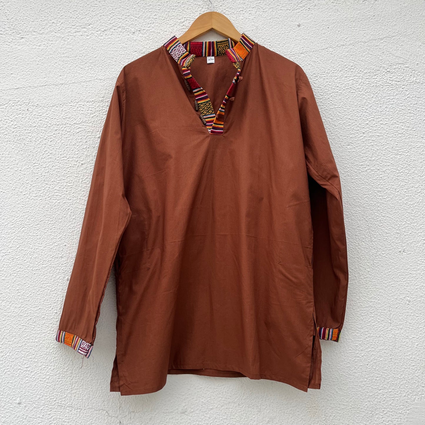 Nepali Kurta - Brown