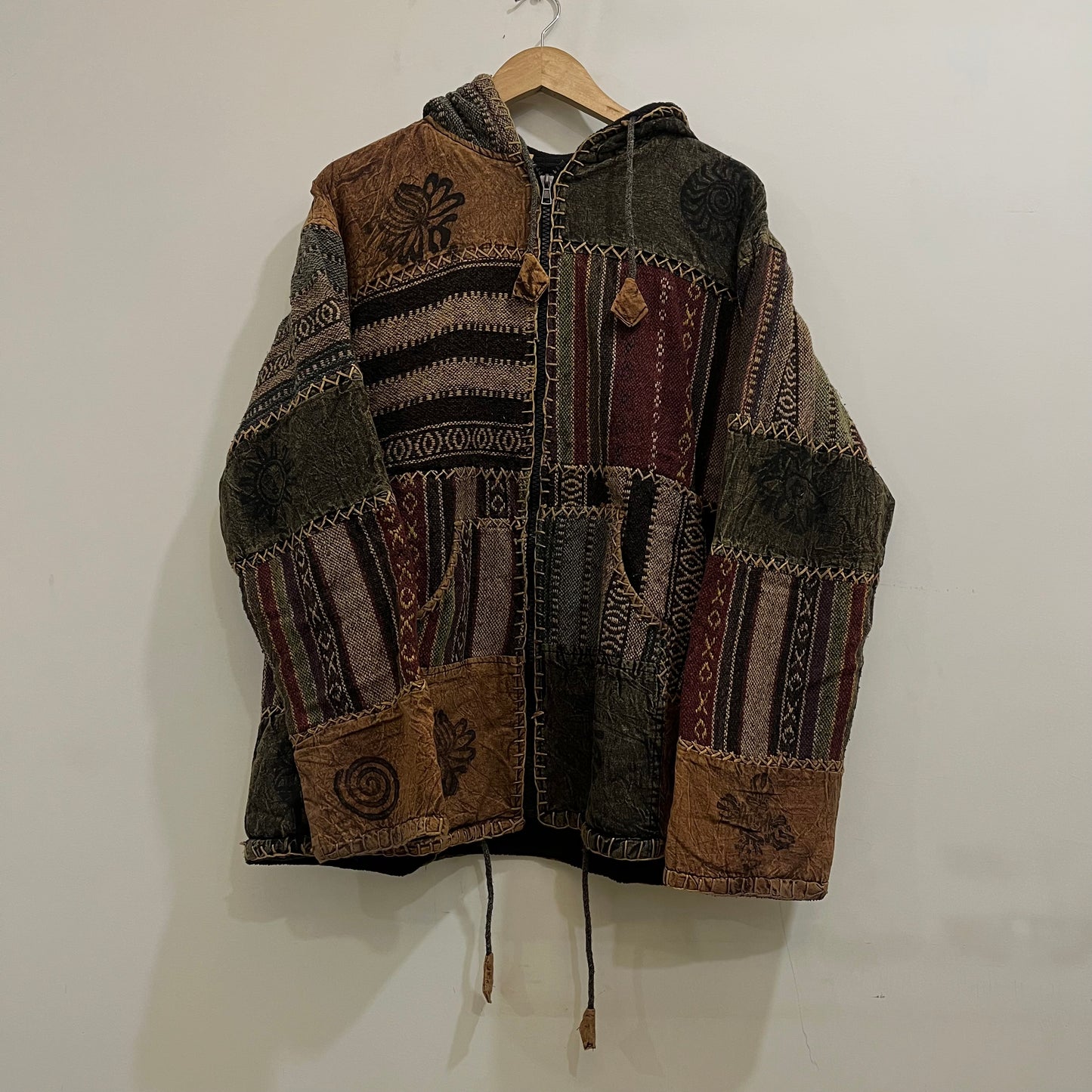 Himalayan Threads Jacket- Rust