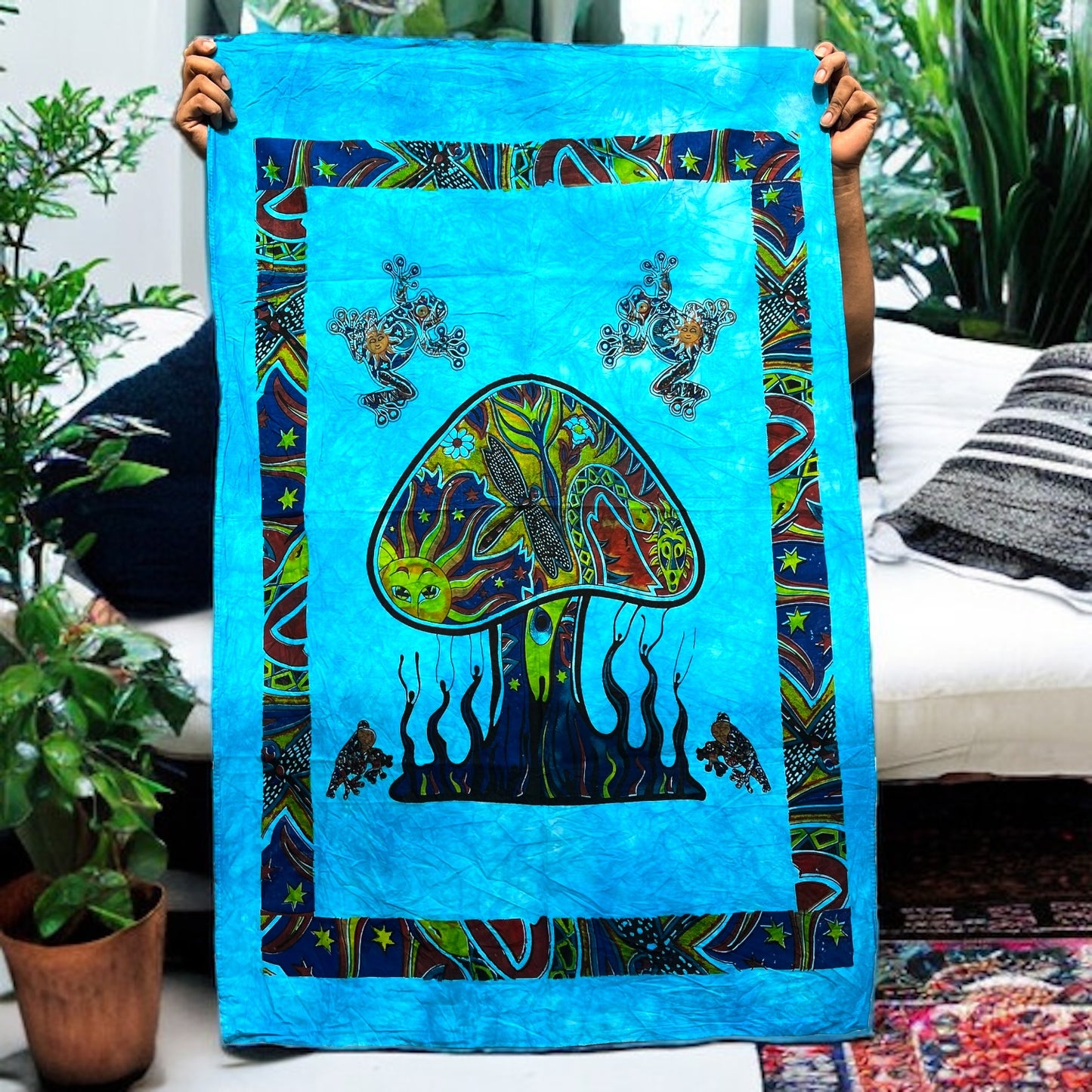 Mushrooms Wall Tapestry