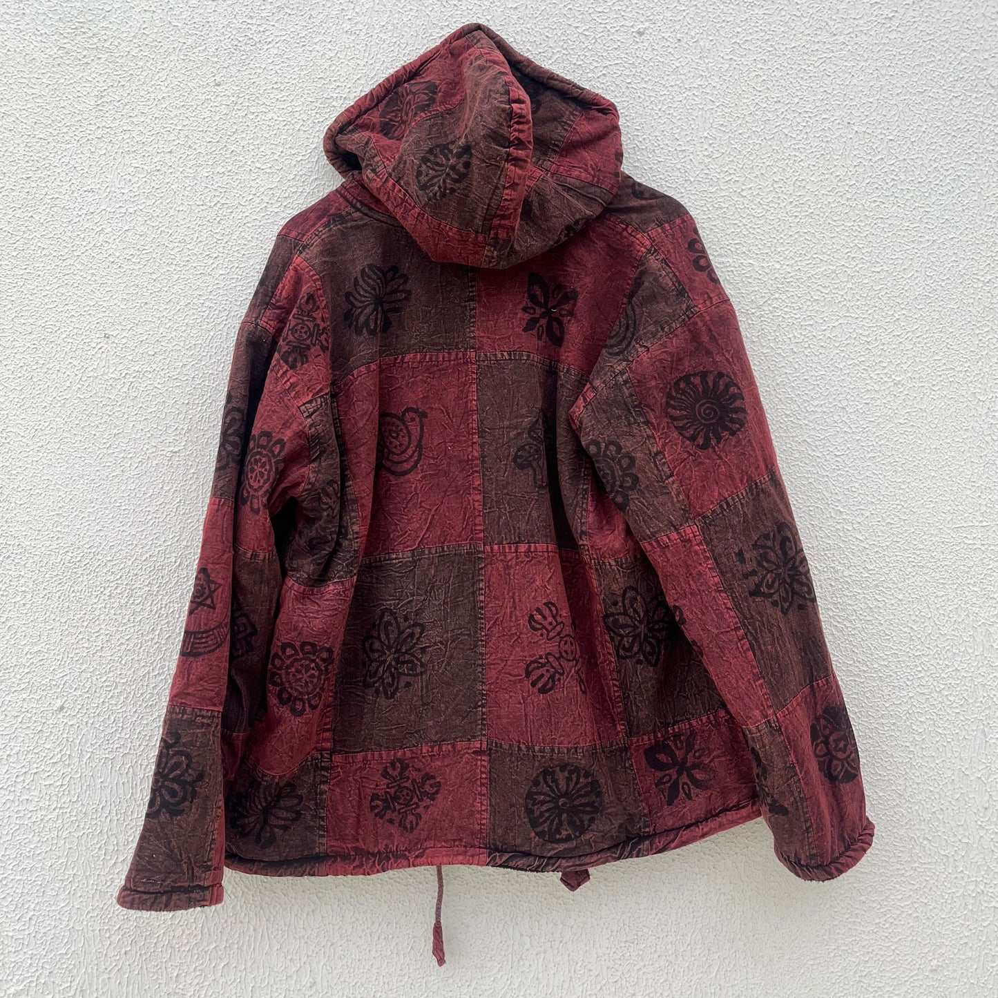 Pahadi Nepali Jacket - Vintage Wine