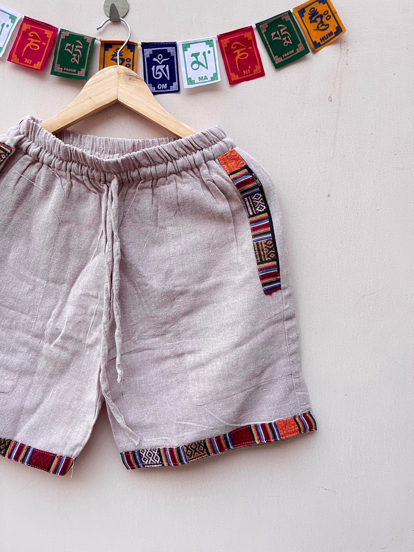 Pahadi Shorts - Peach