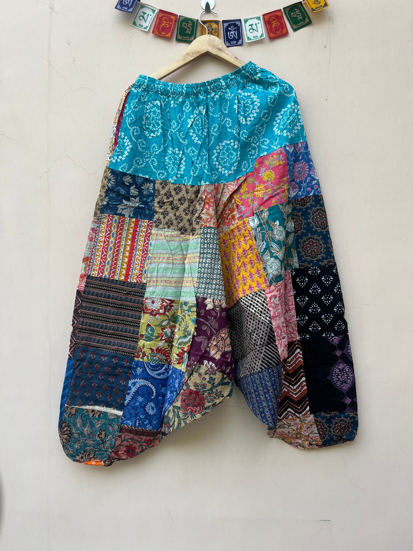 Patchwork Harem Pant