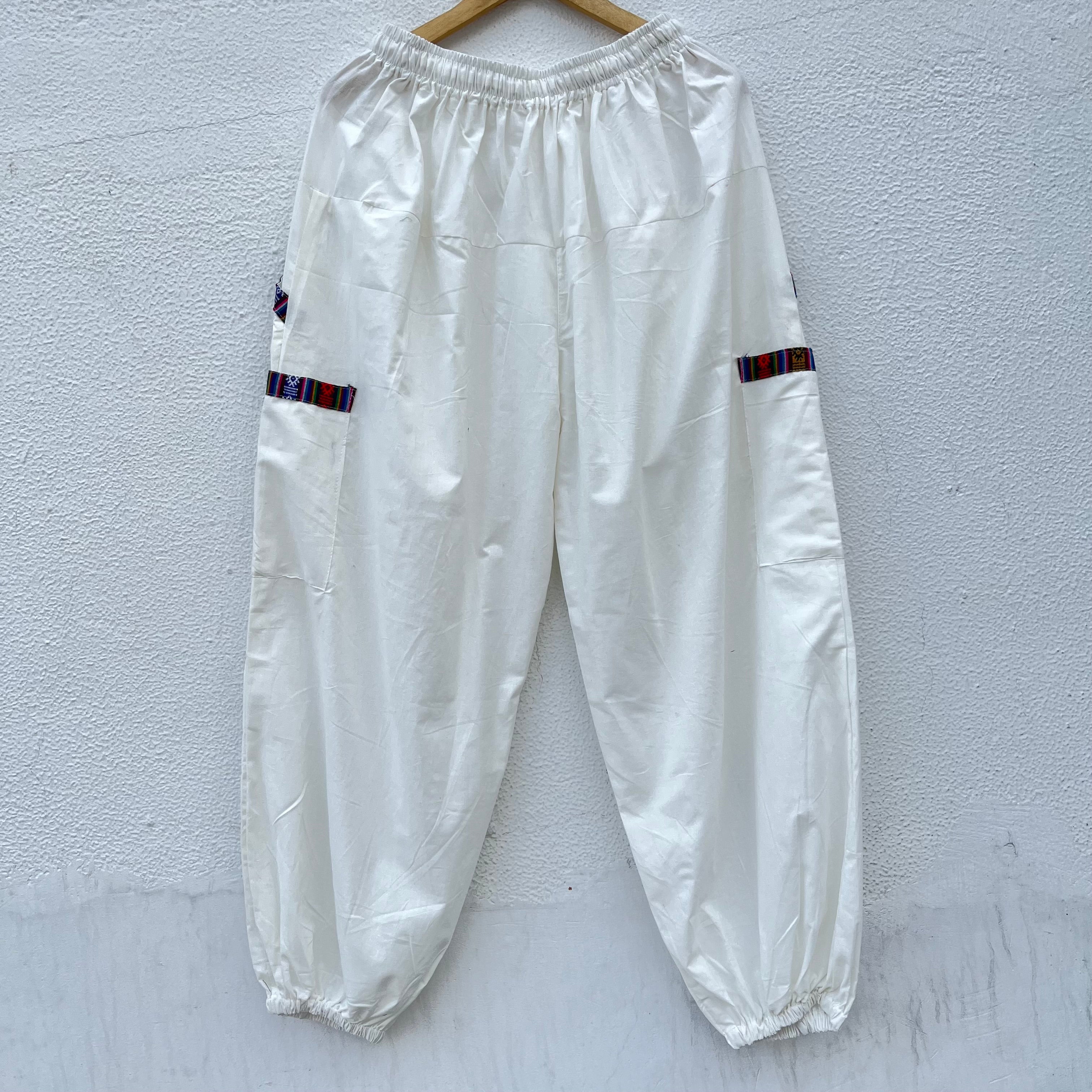 Pahadi Baggy Pants - White