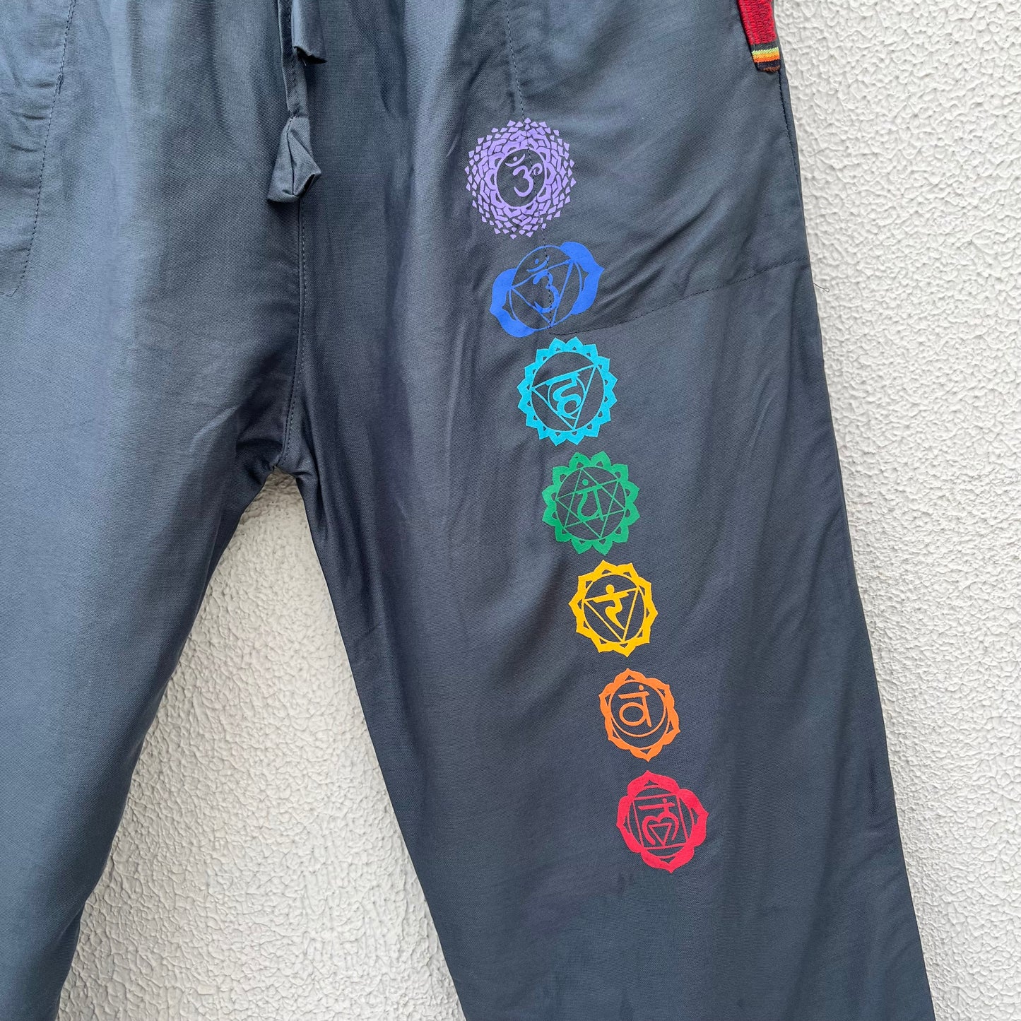 7 Chakra Pants - Grey (Multicolour)