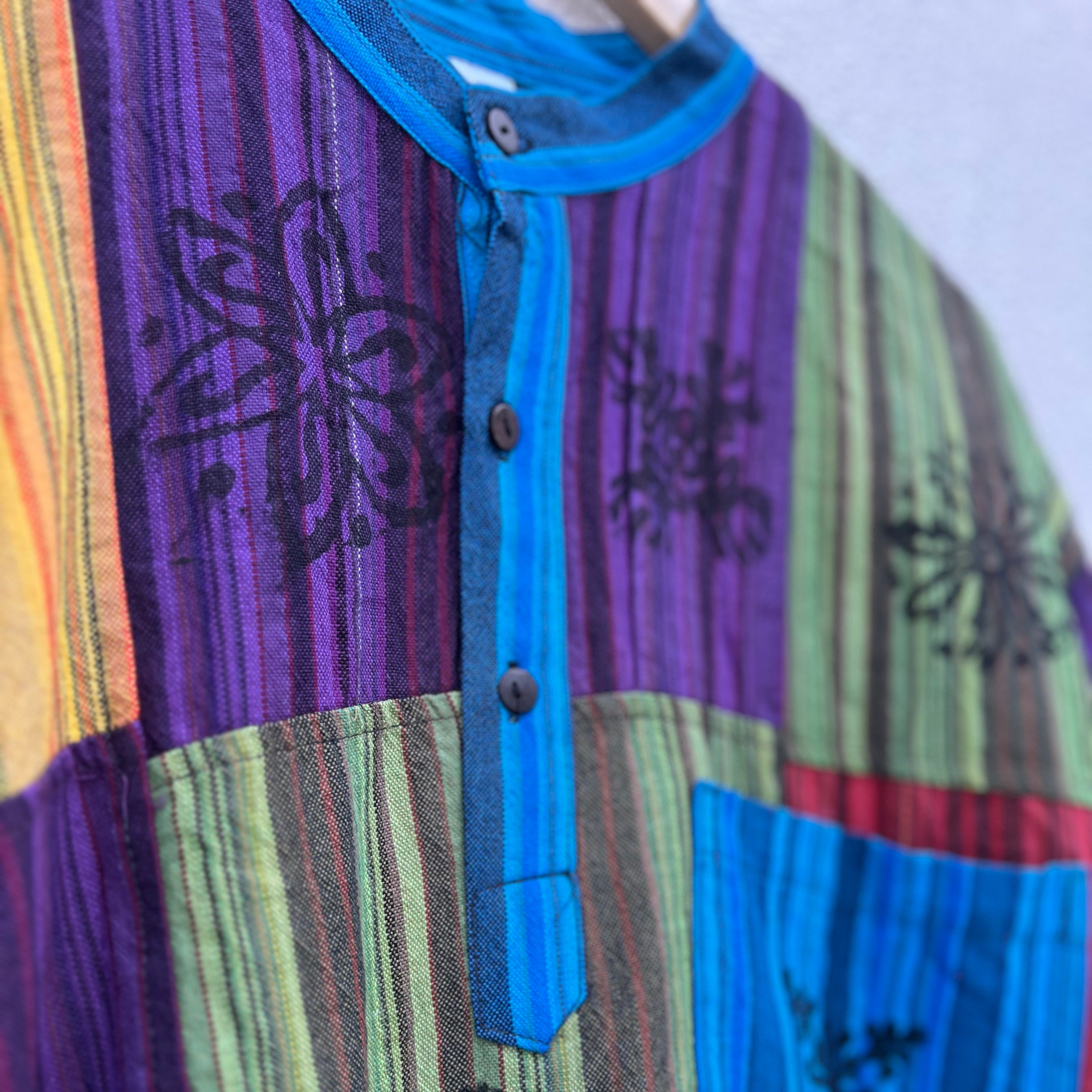 Nomad Patchwork Kurta - Multicolour