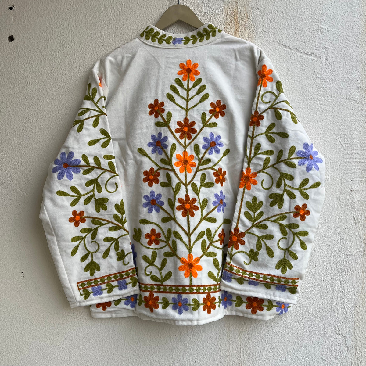 Jaipuri Thread Velvet Jacket