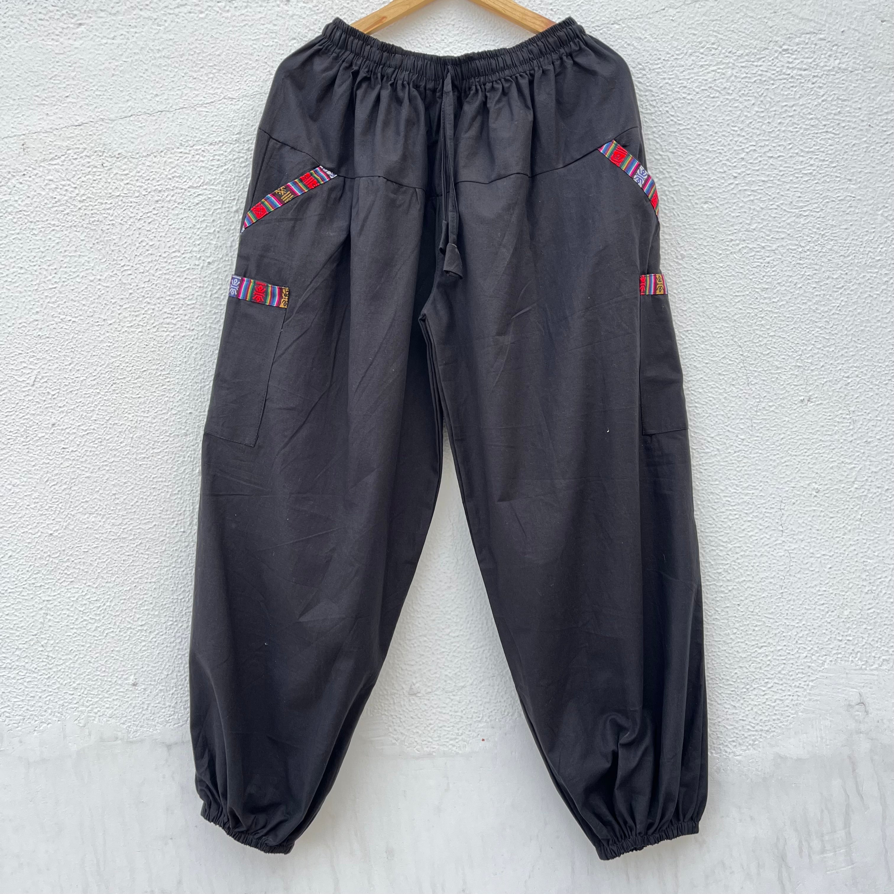 Pahadi Baggy Pants - Black