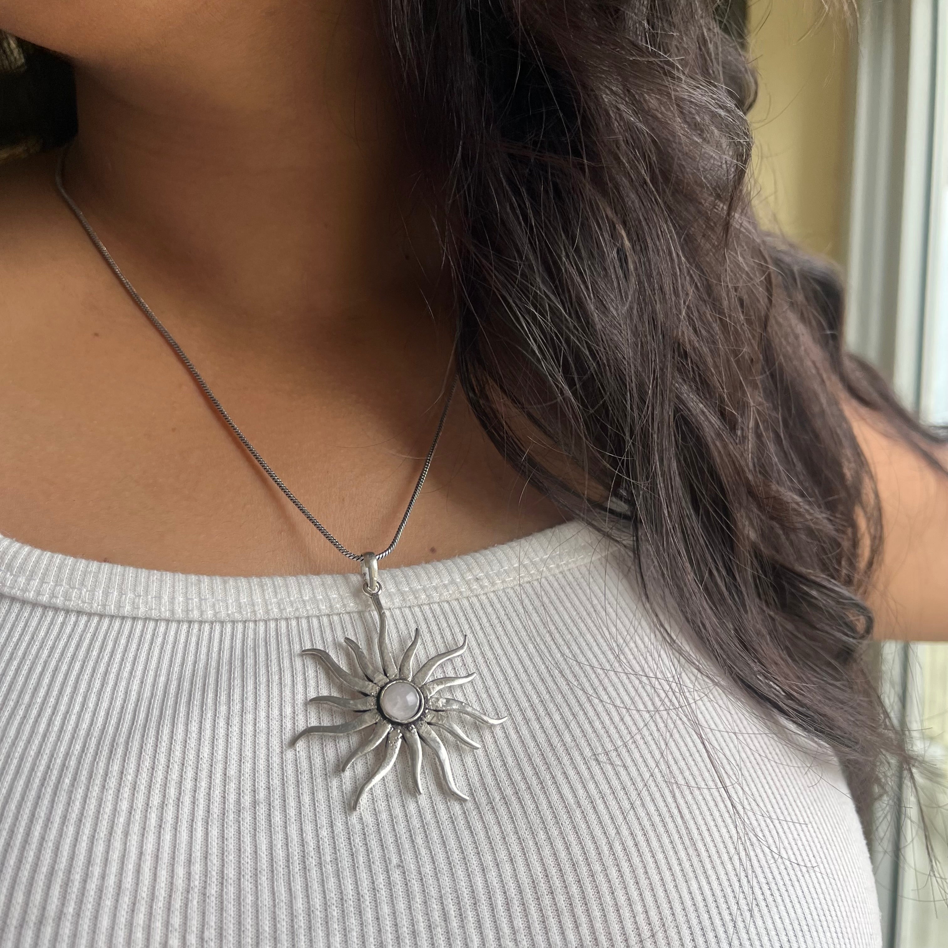 Sun Pendant & Chain