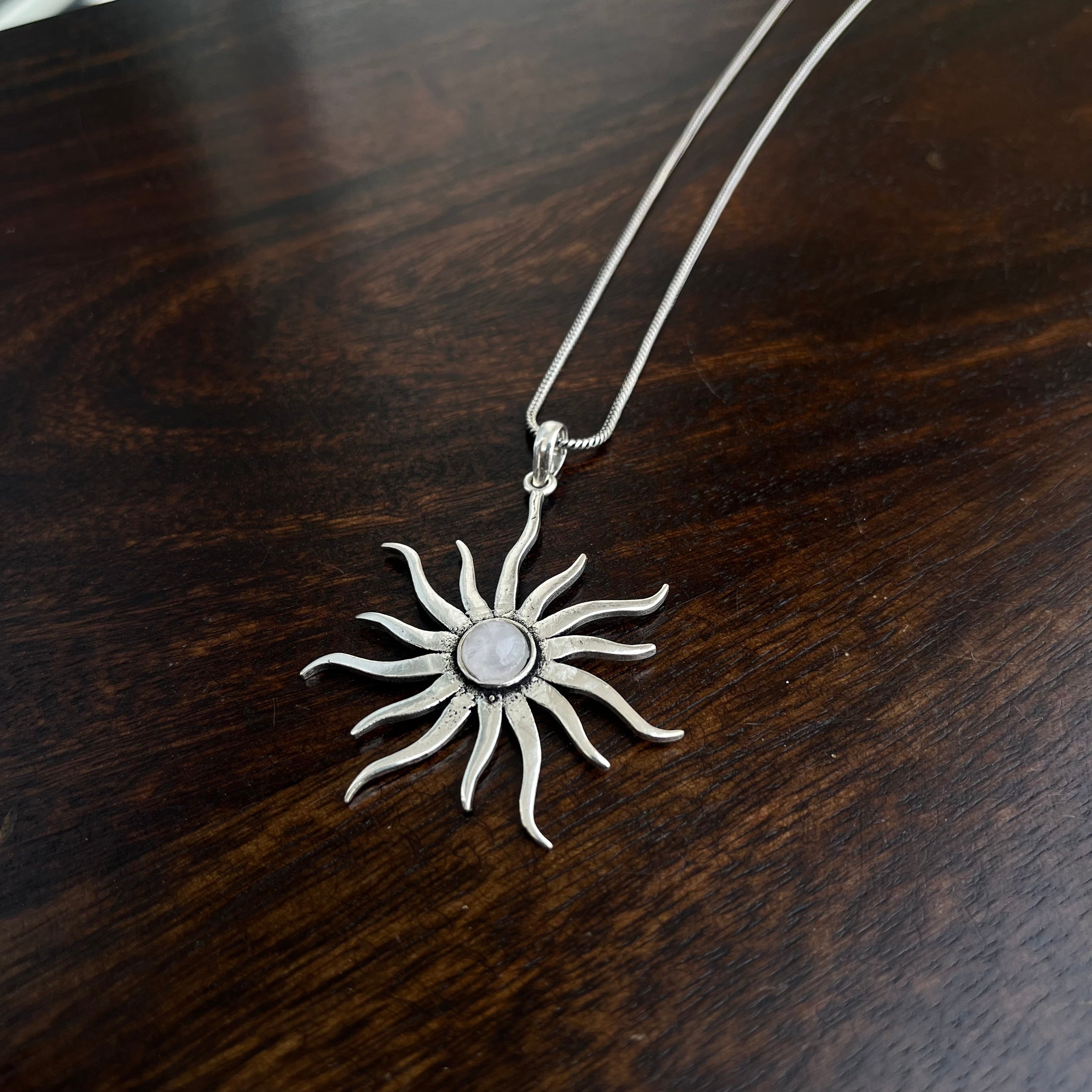 Sun Pendant & Chain