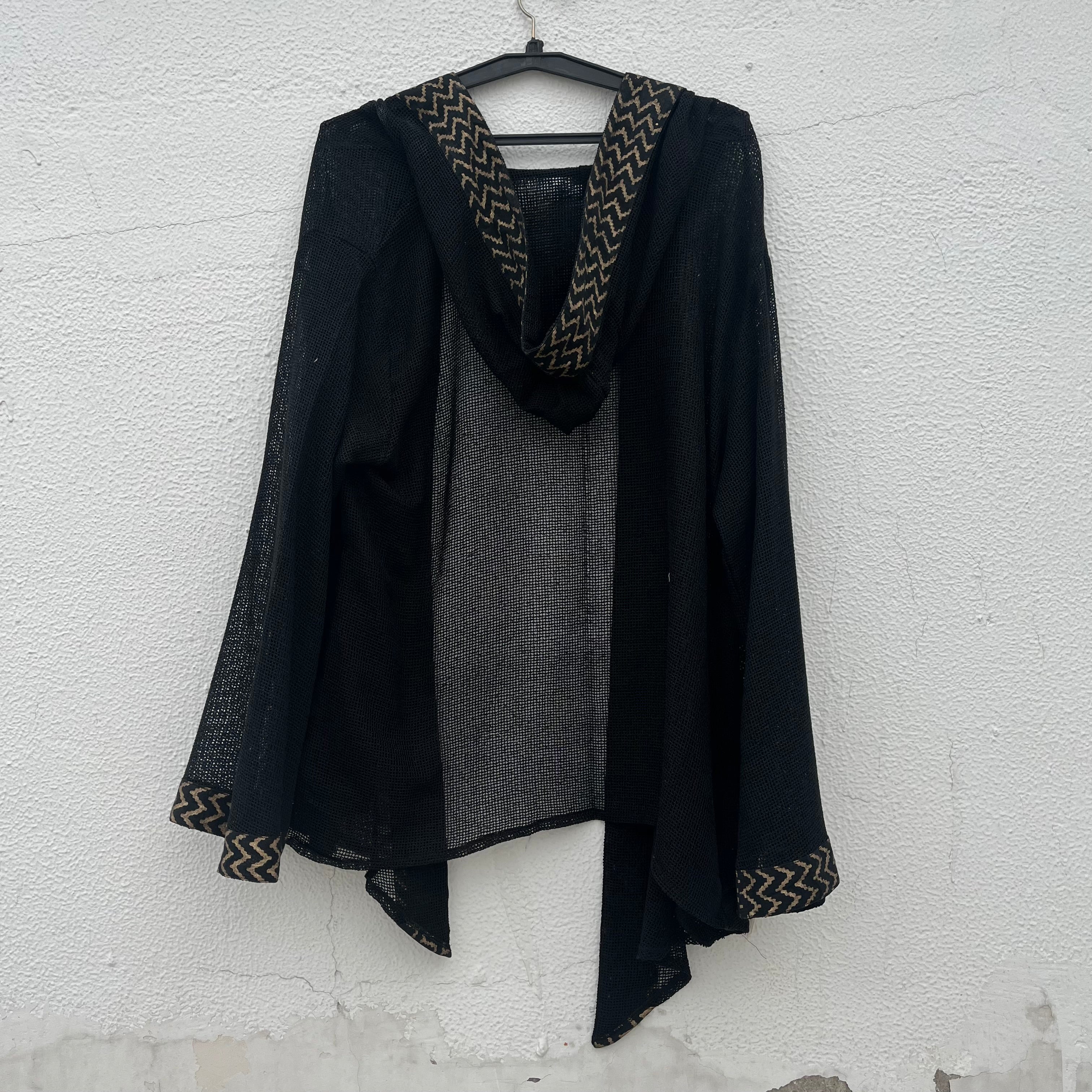 Kabira Cotton Shrug - Midnight Black