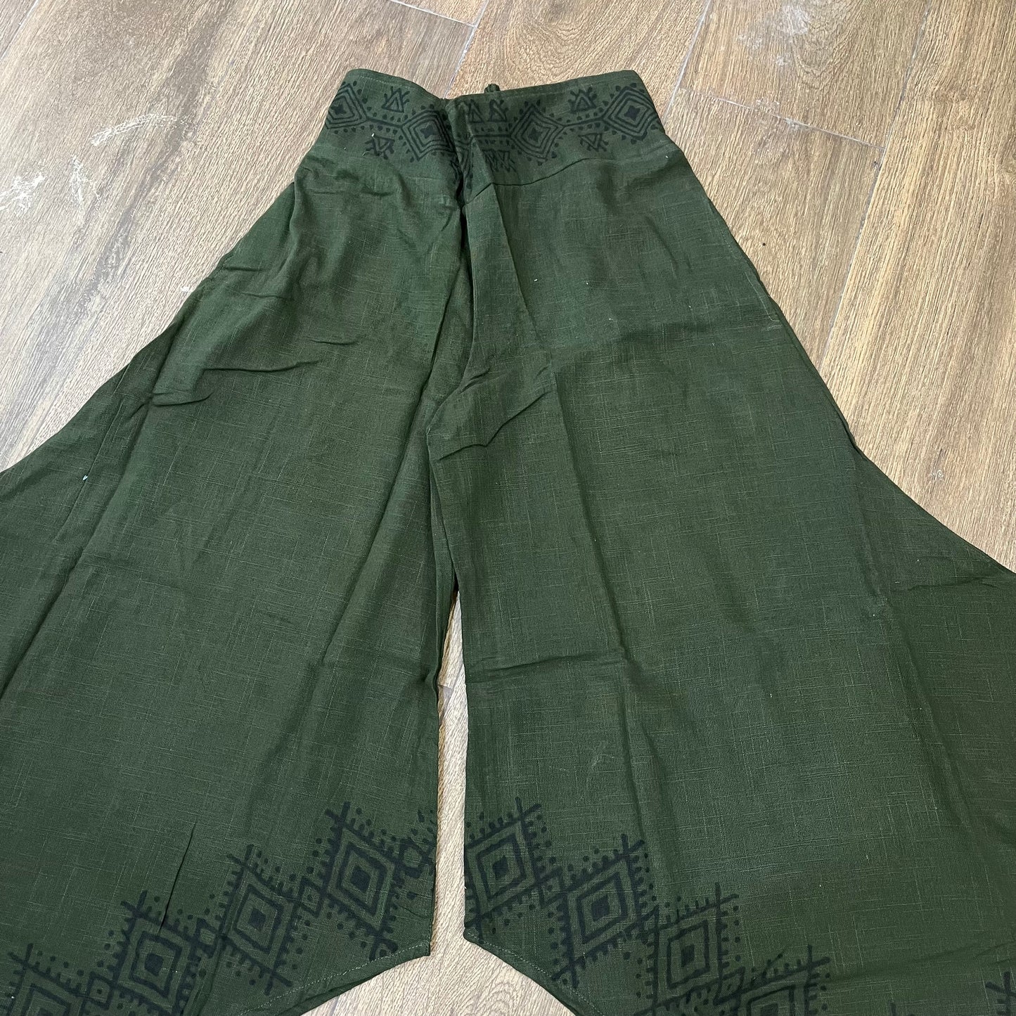 Radha Cotton Pants - Forest