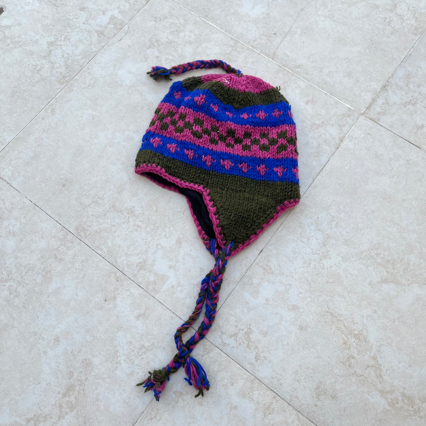 Winter Cap with braids