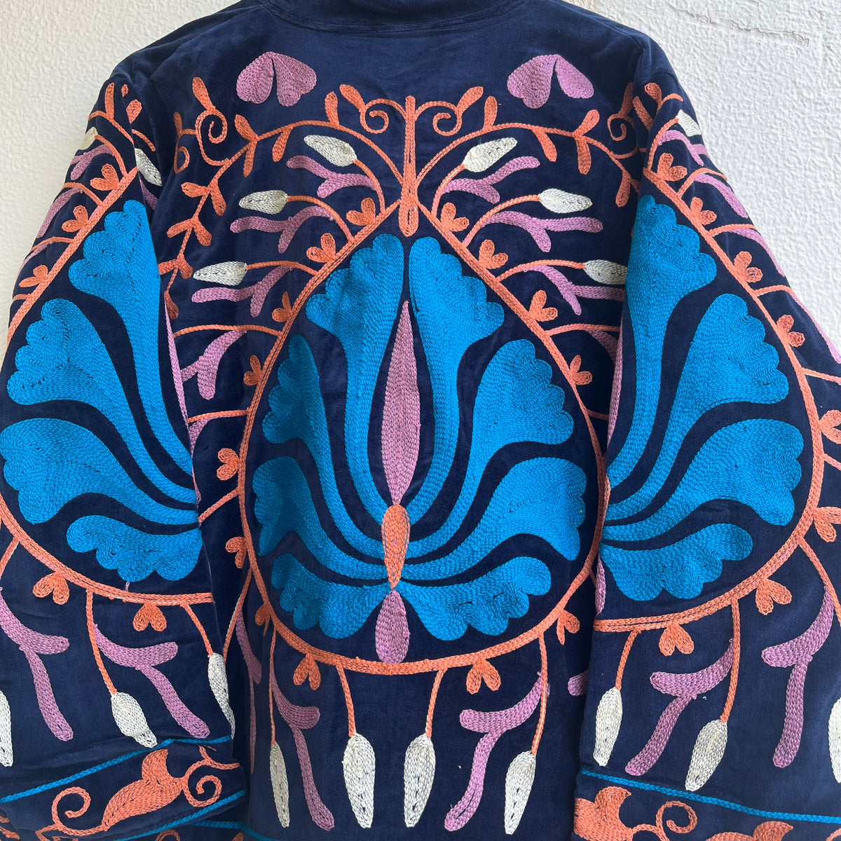 Jaipuri Thread Velvet Jacket