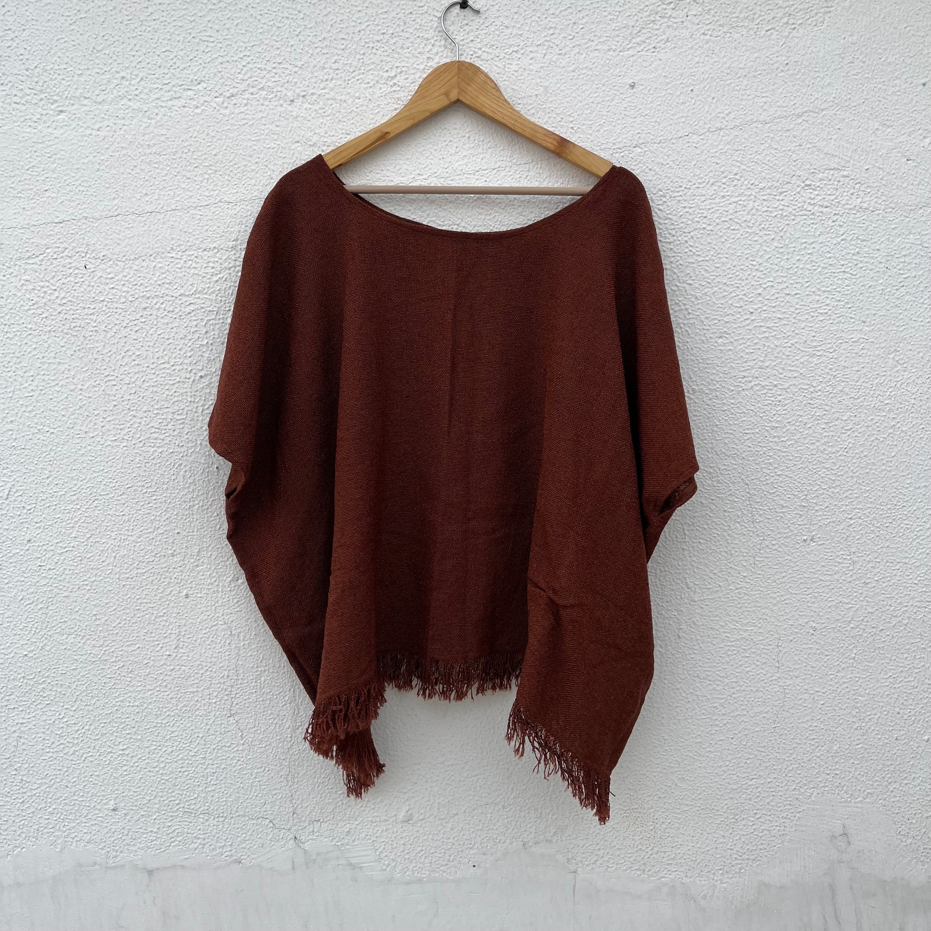 Fakira Cotton Top- Rust Orange