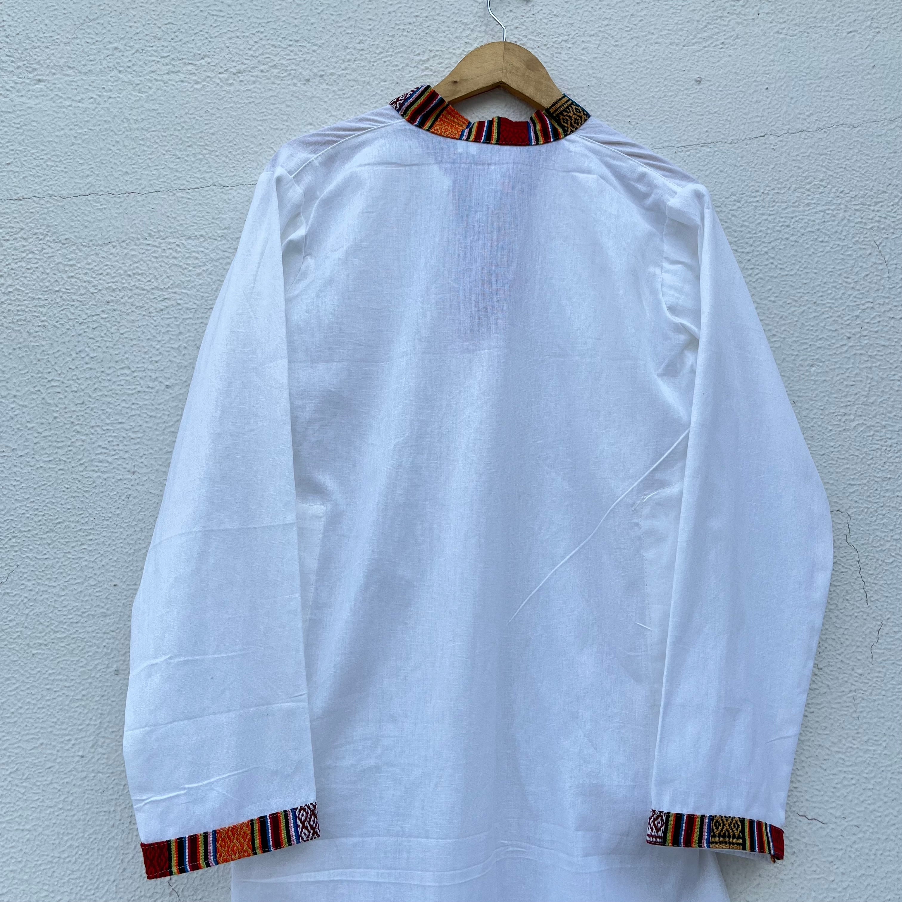 Nepali Kurta - White