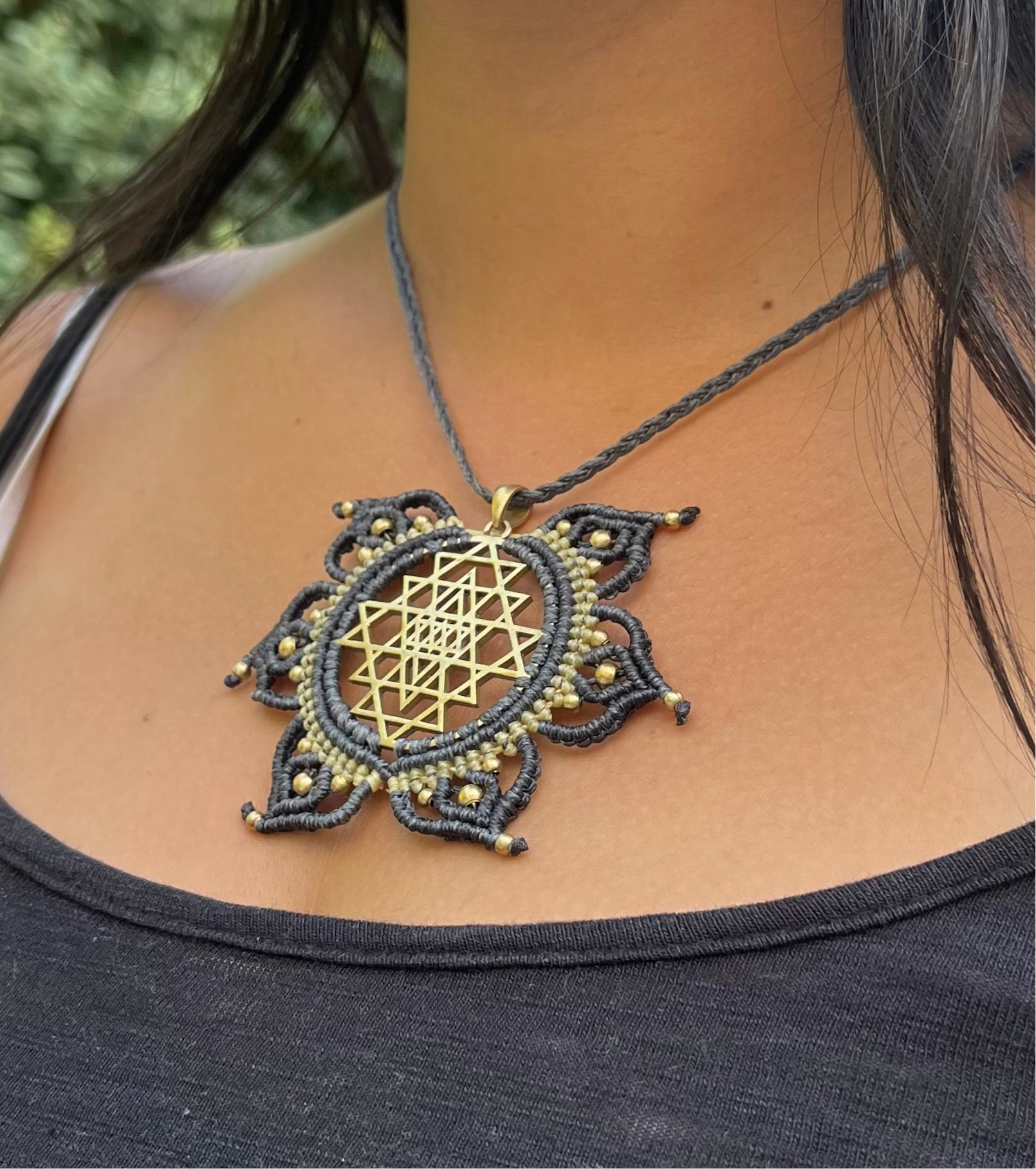 Set of 3 Macrame Necklace