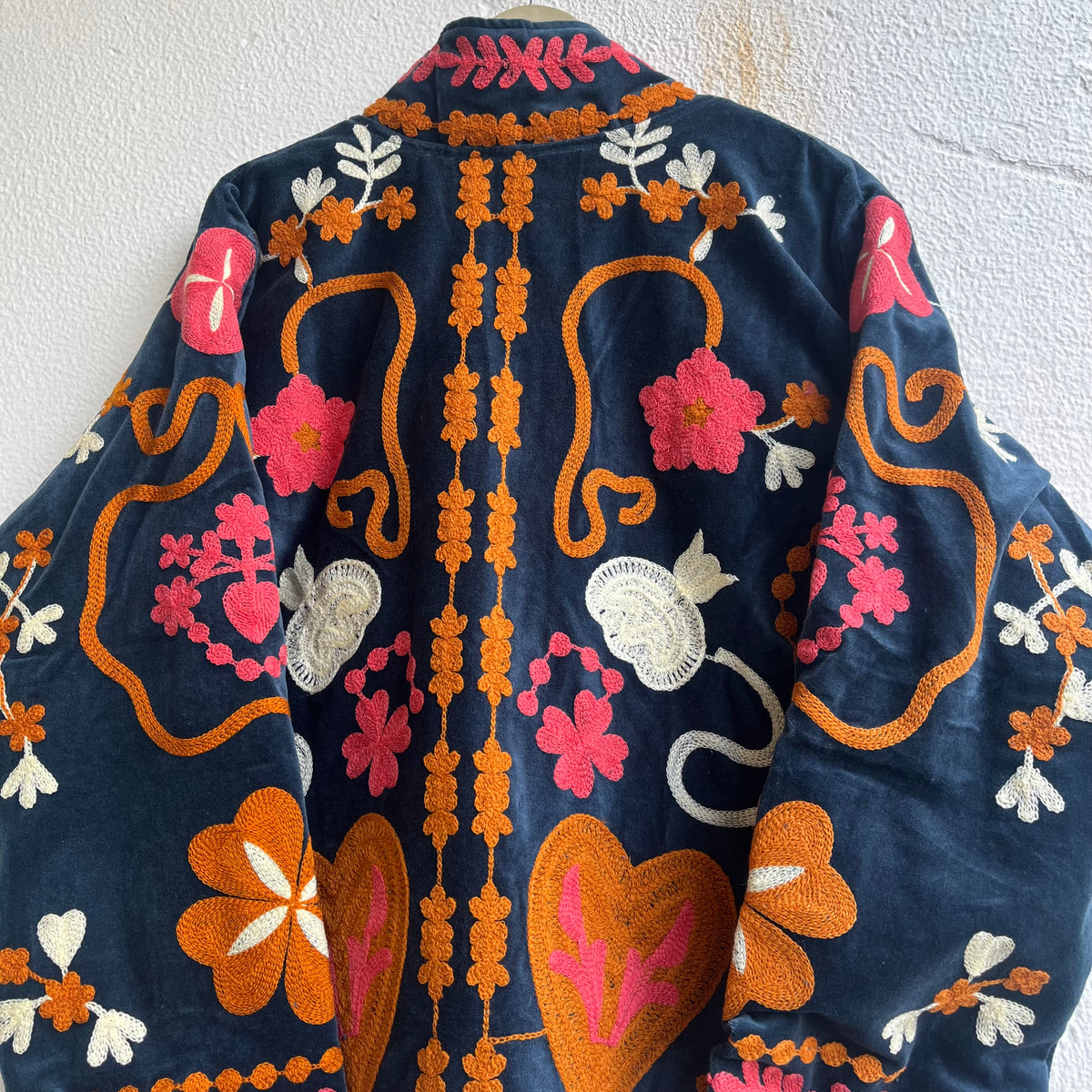 Jaipuri Thread Velvet Jacket