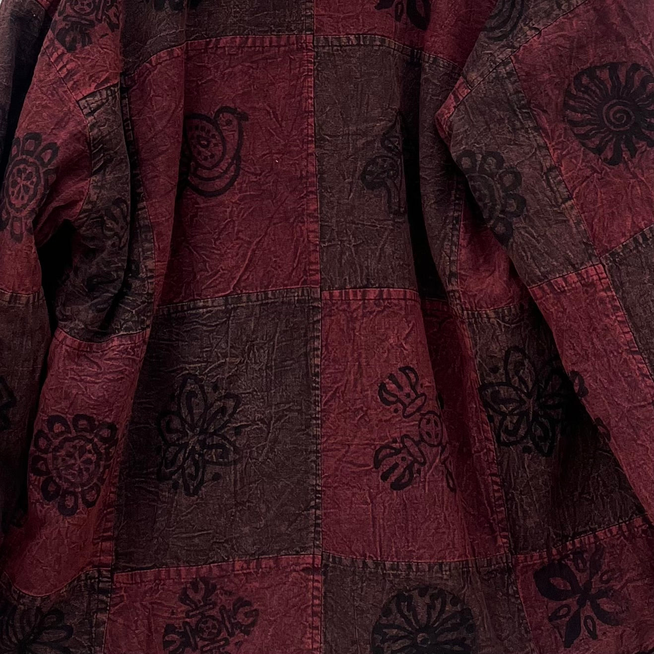 Pahadi Nepali Jacket - Vintage Wine