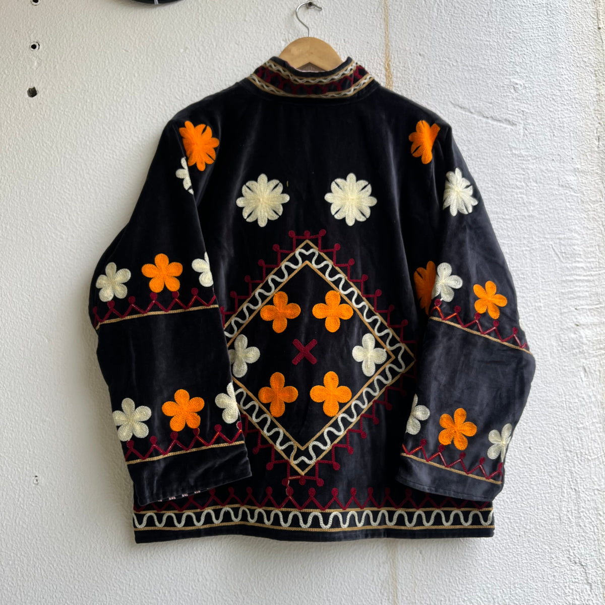 Jaipuri Thread Velvet Jacket