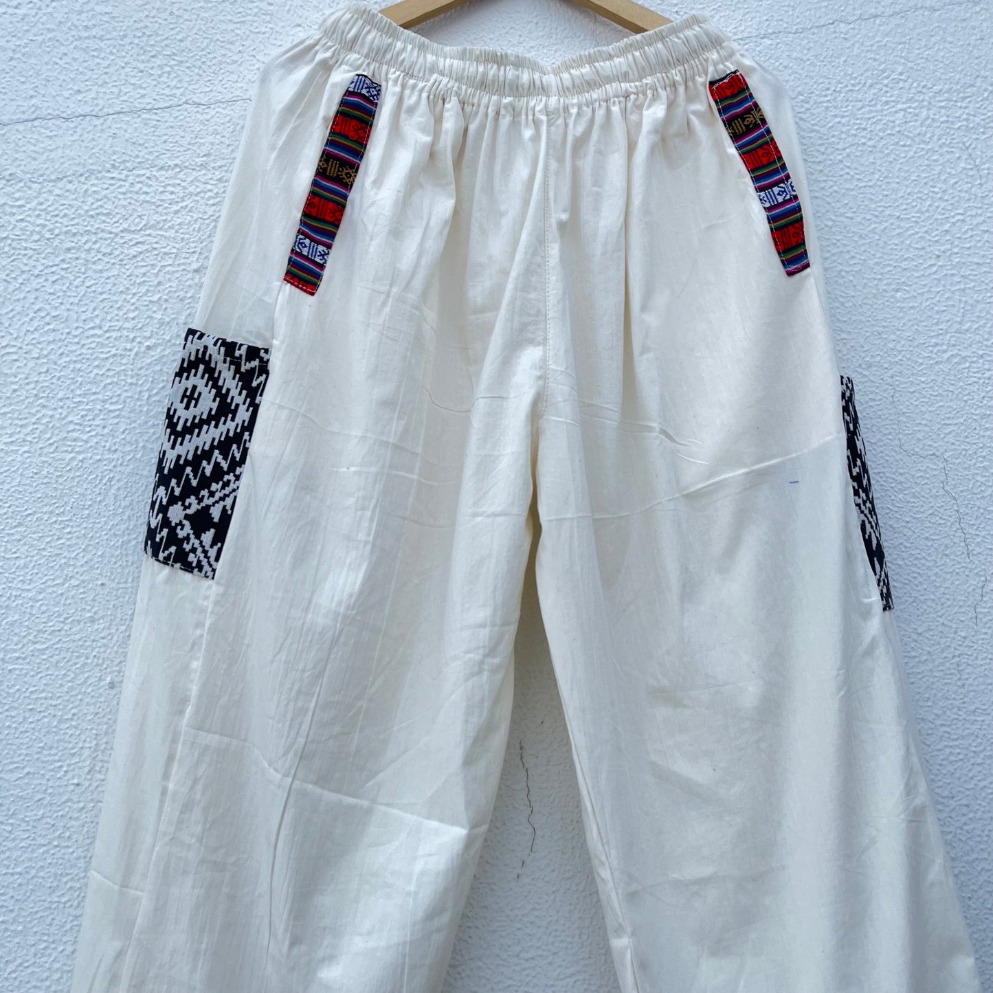 Pahadi Boho Pants - Cream