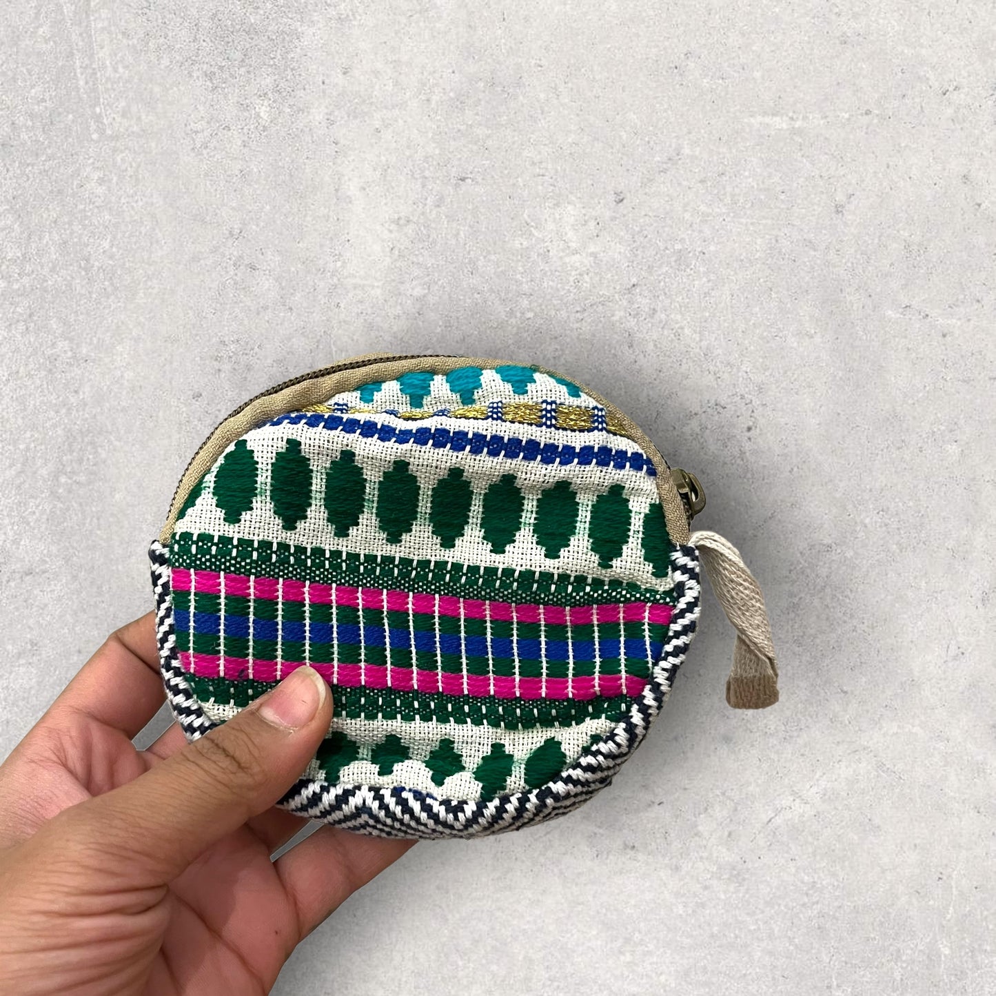 Mini Hemp Pouch (Round)