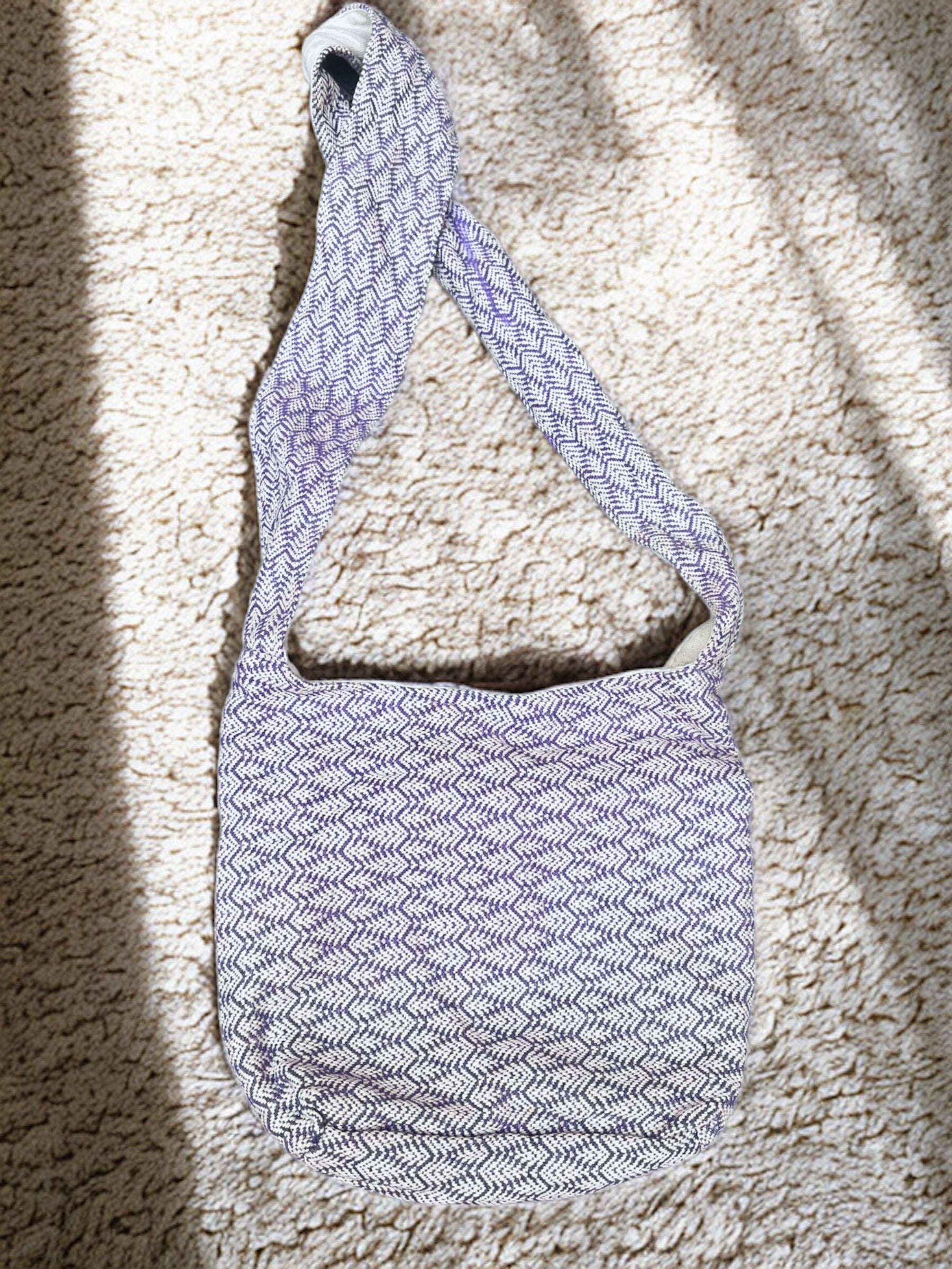 Small Hemp Jhola - Lavender