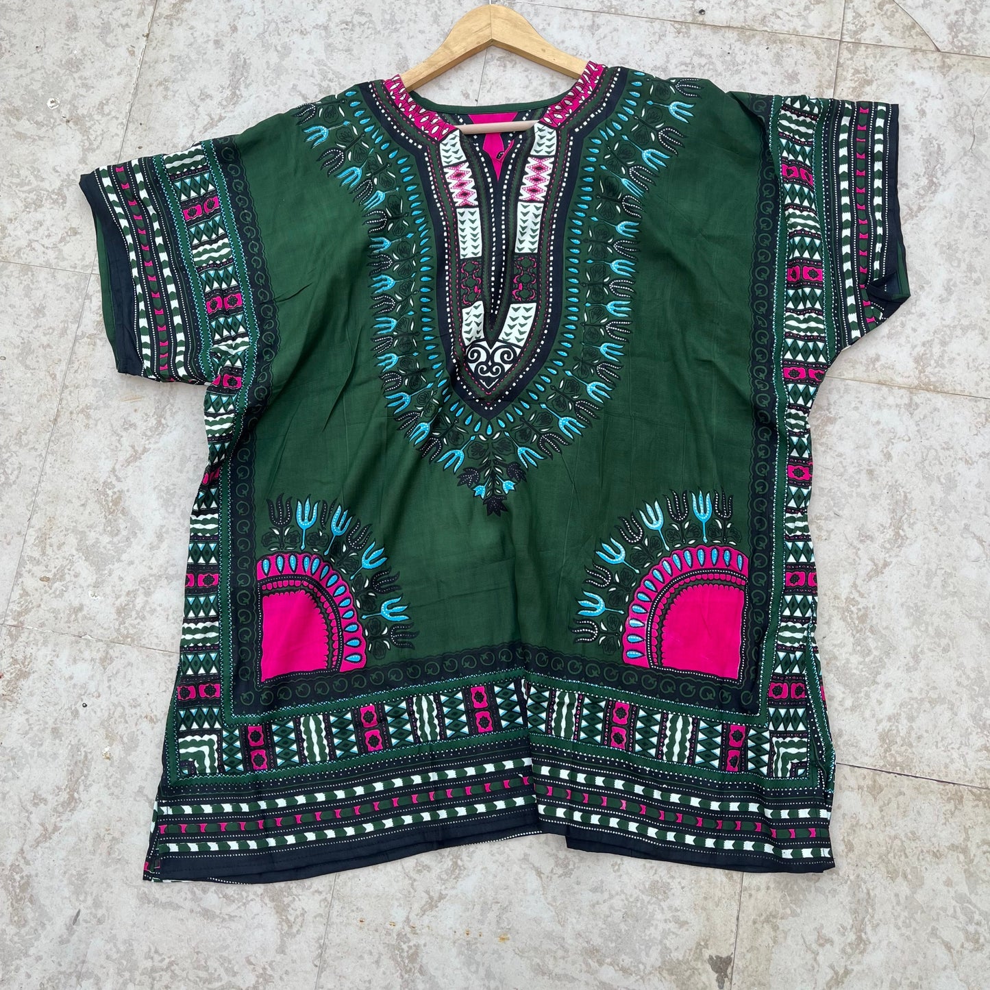 Dashiki Shirt - Green