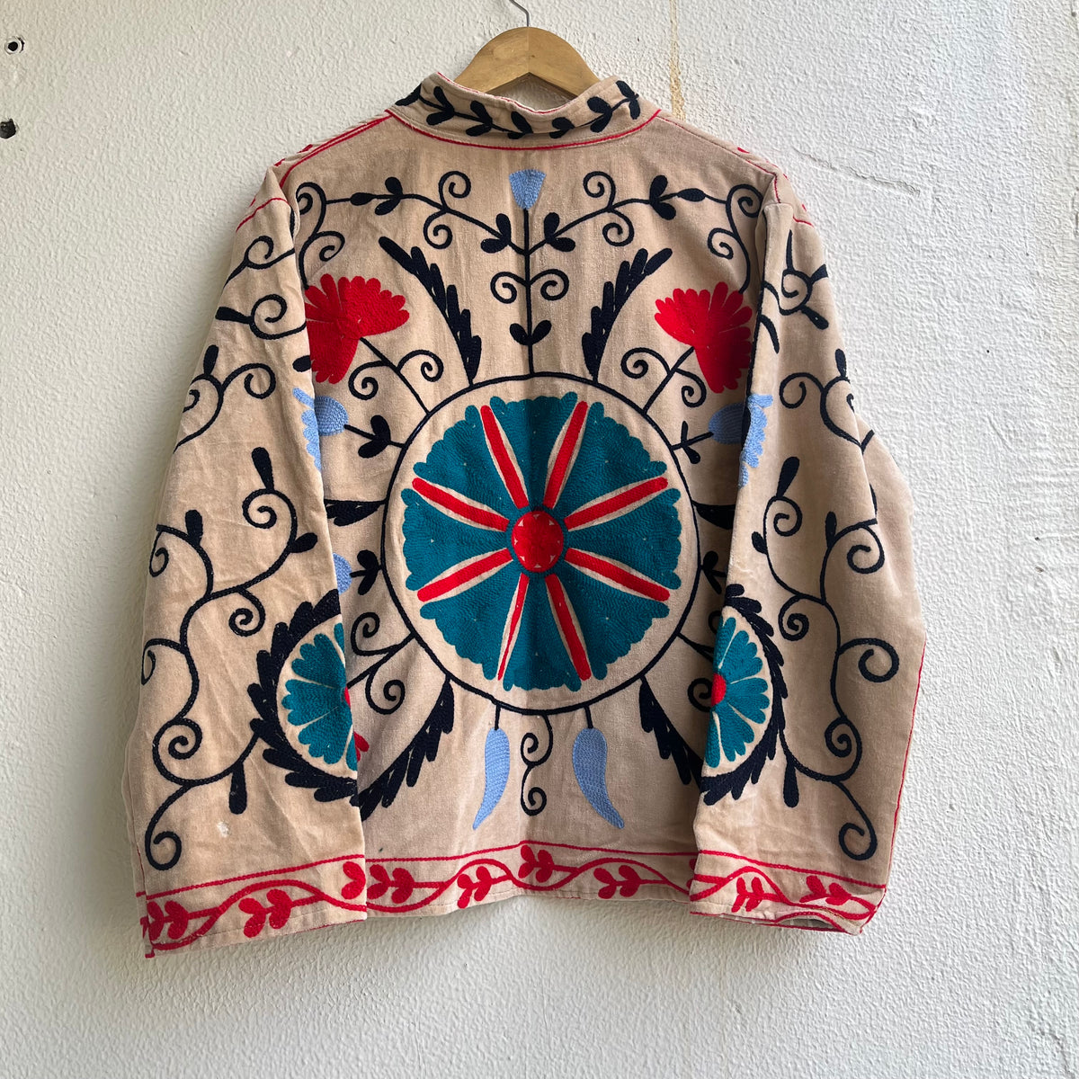 Jaipuri Thread Velvet Jacket
