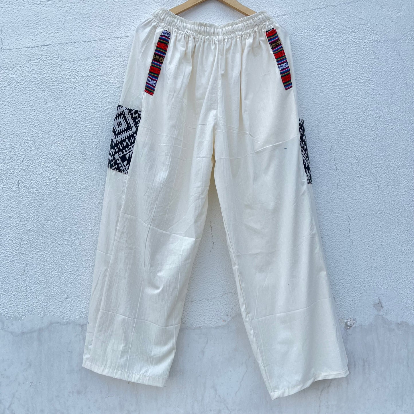 Pahadi Boho Pants - Cream
