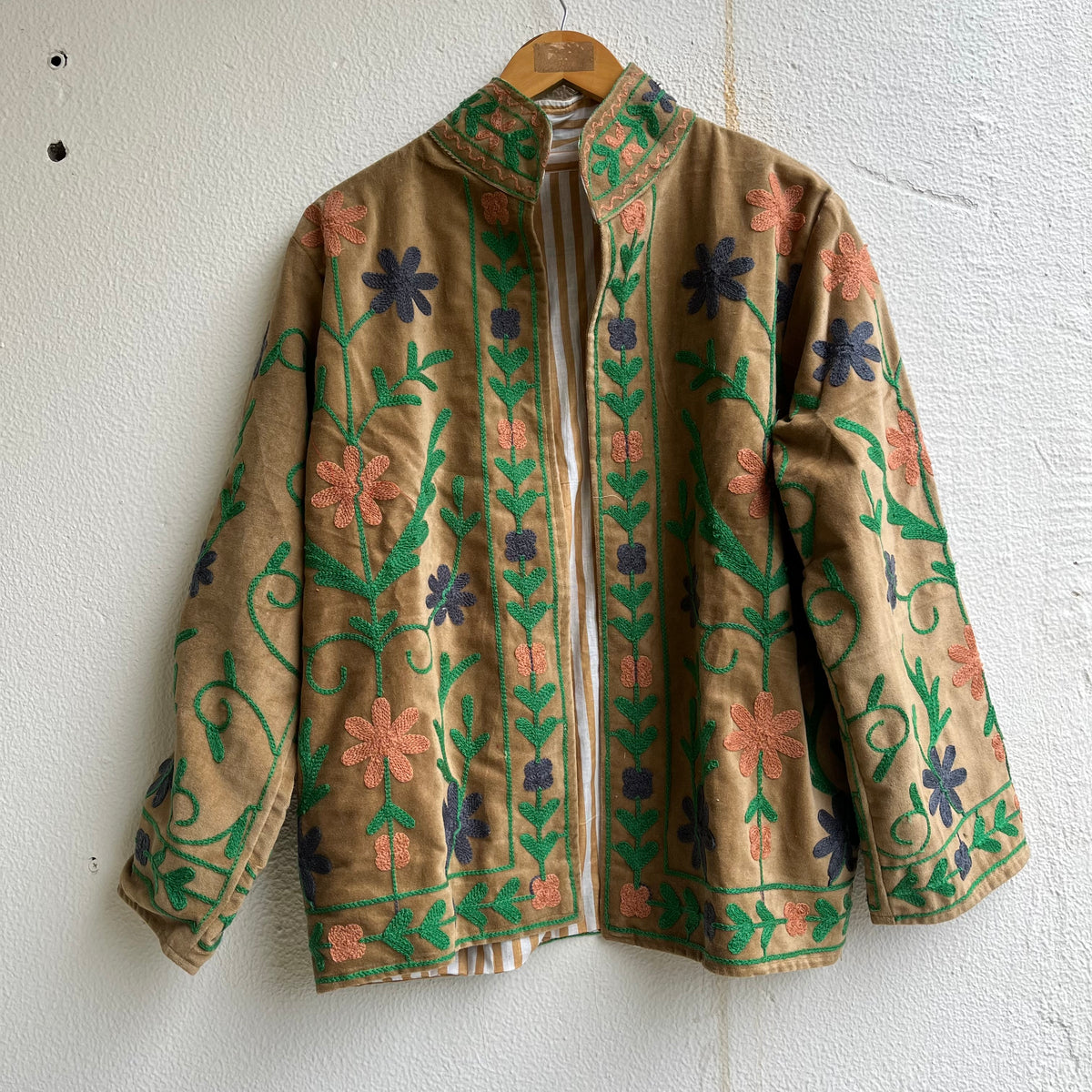 Jaipuri Thread Velvet Jacket