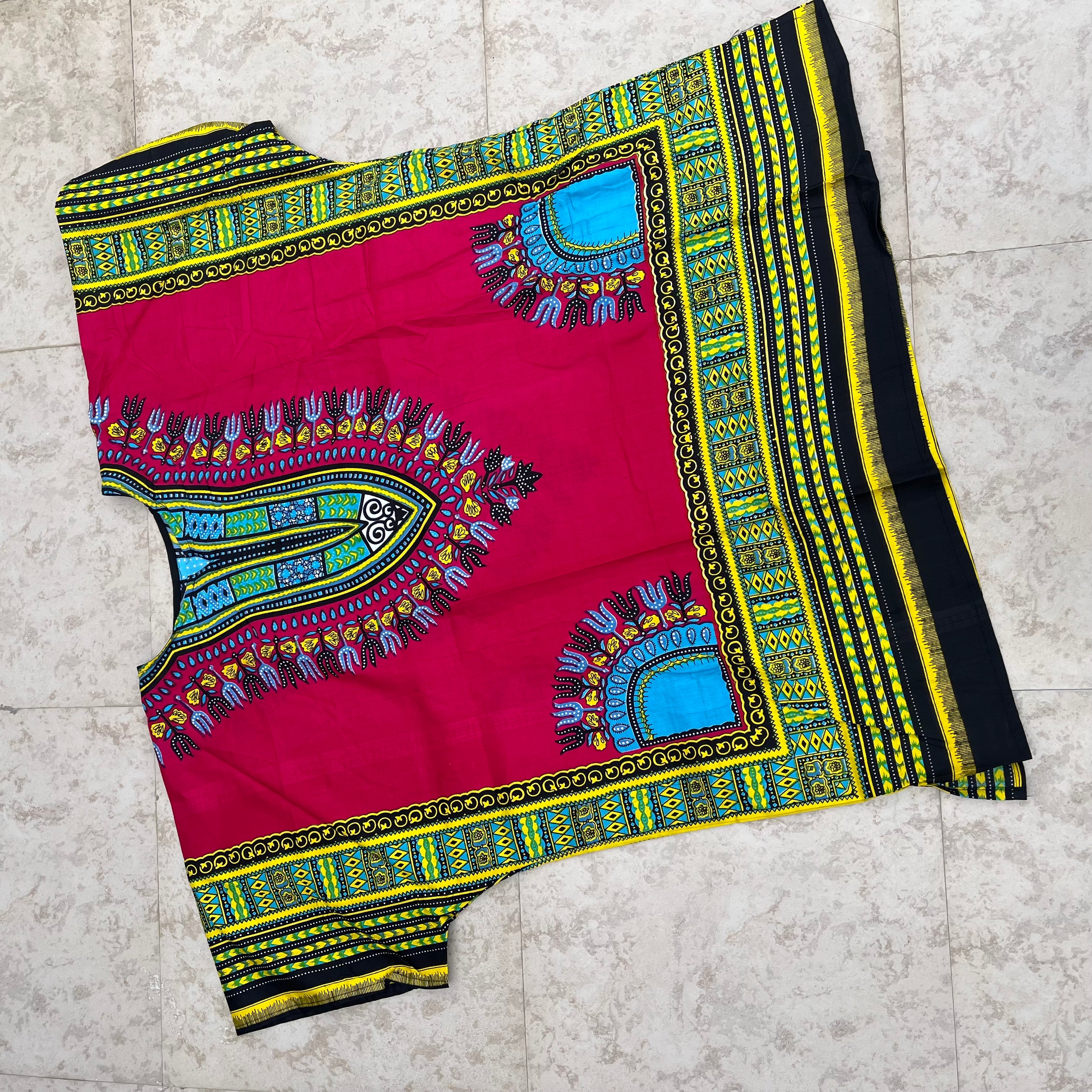 Dashiki Shirt - Pink