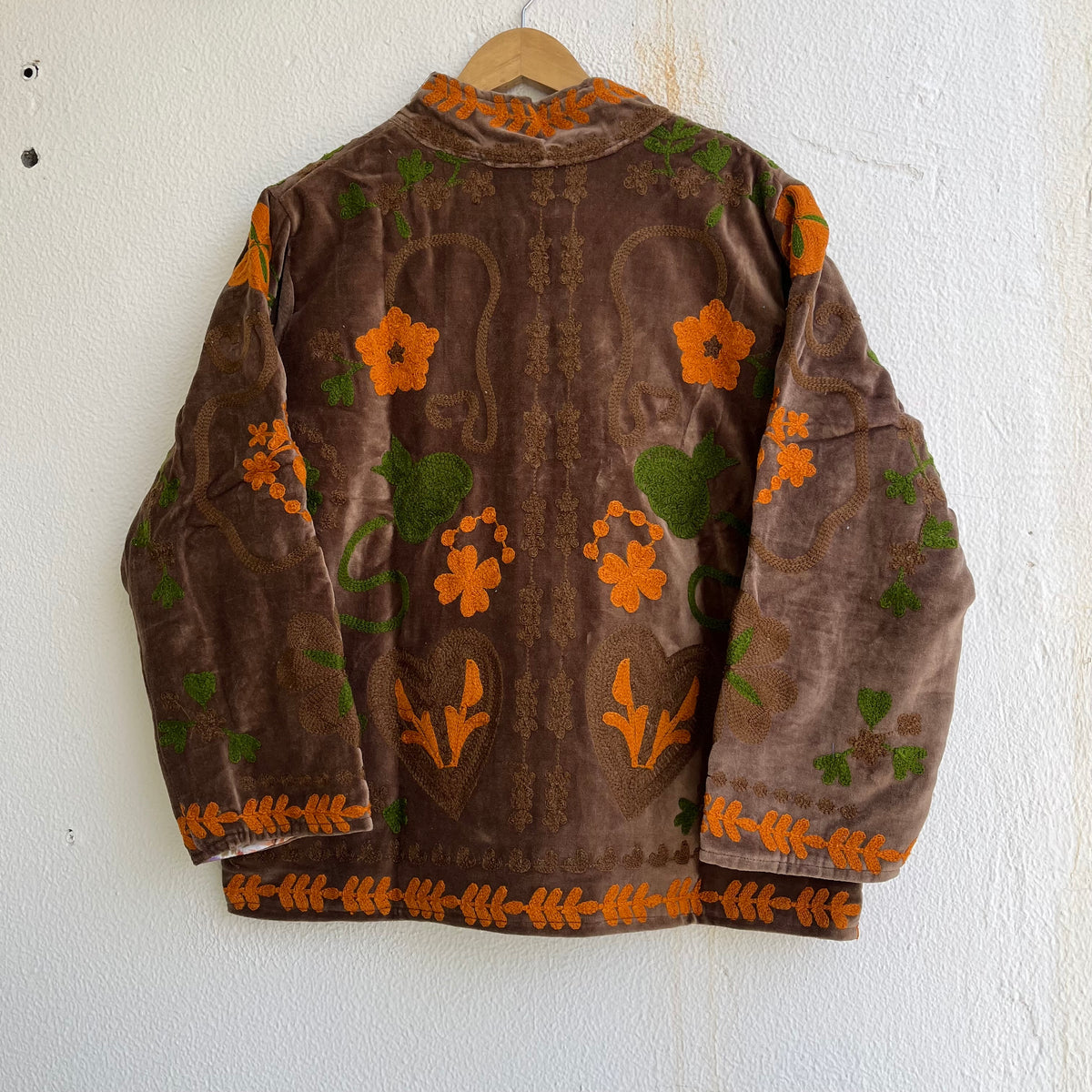 Jaipuri Thread Velvet Jacket