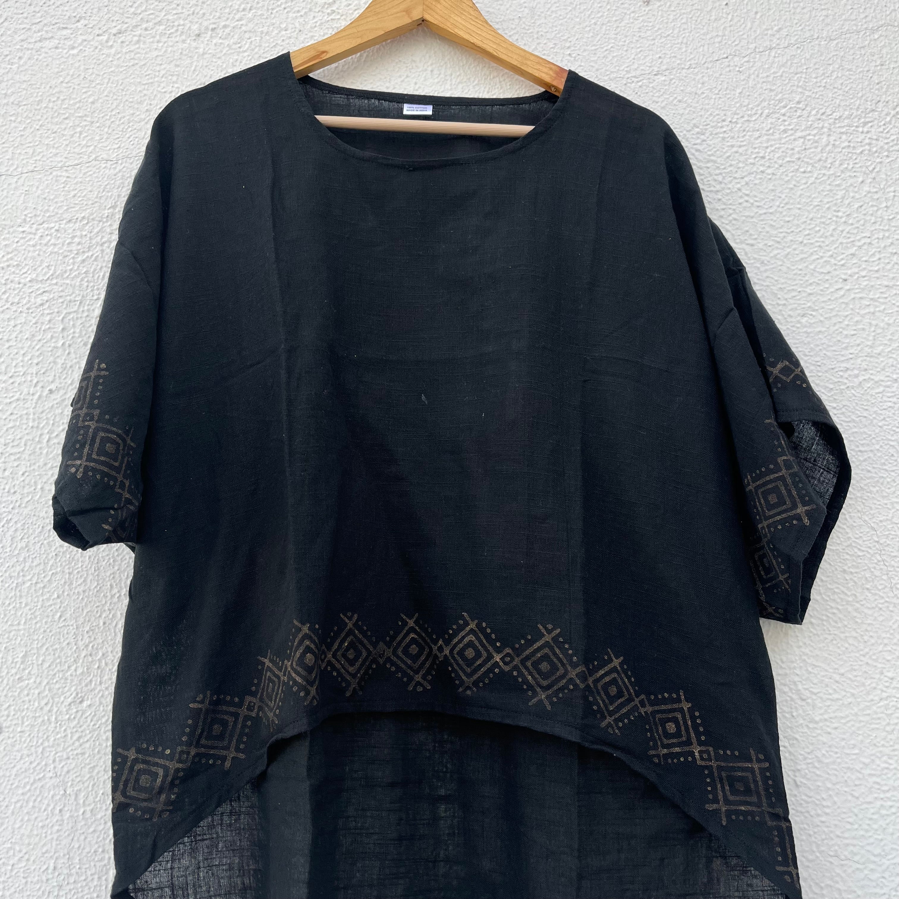 Aawara Cotton Top- Midnight Black