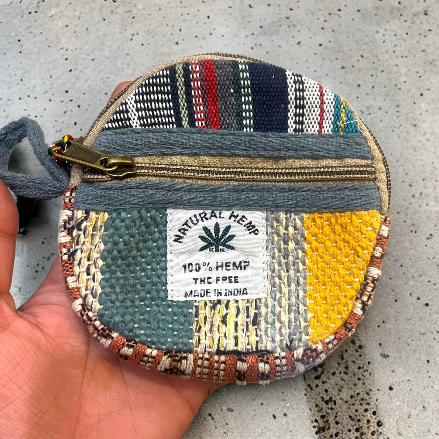 Mini Hemp Pouch (Round)