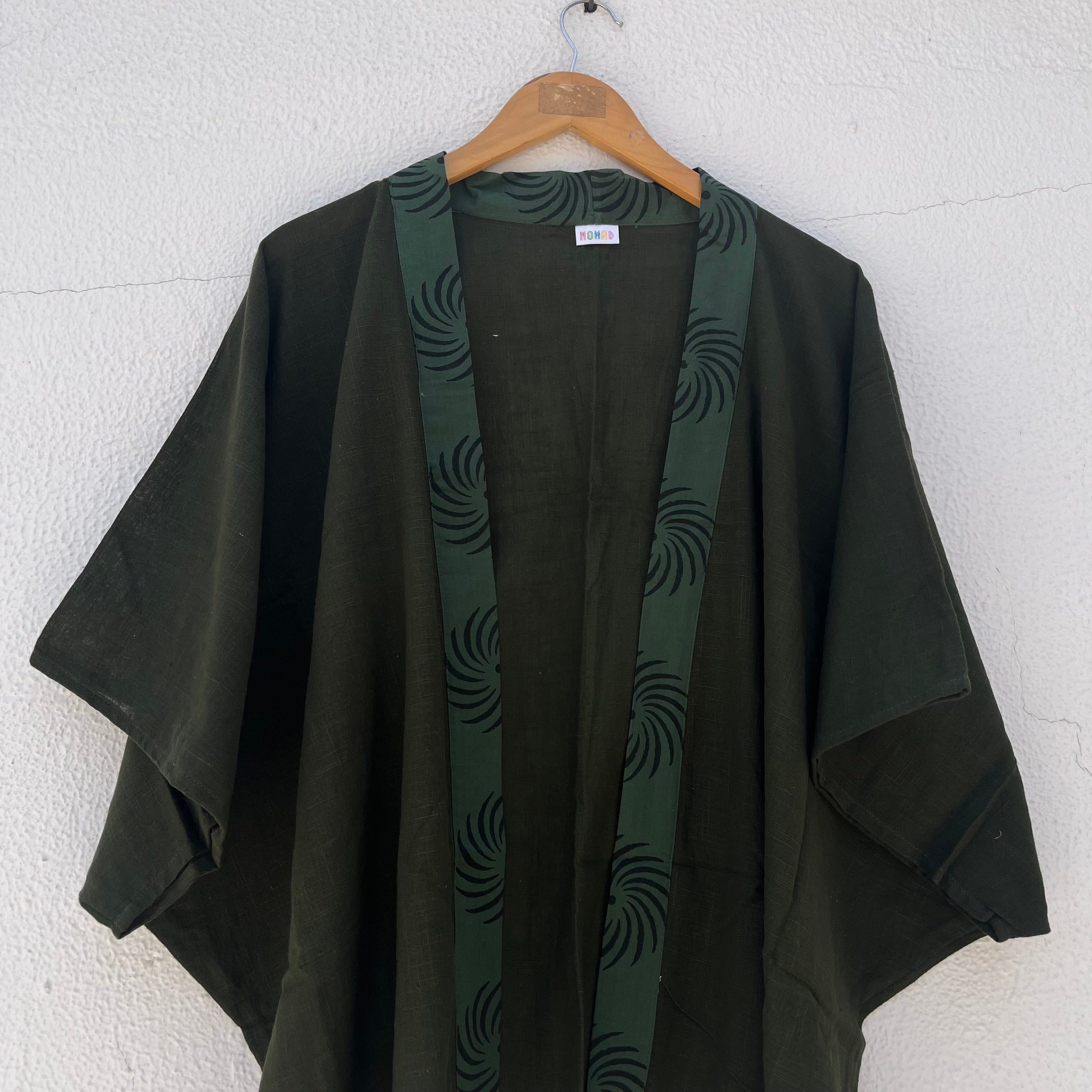 Arika Cotton Shrug- Forest