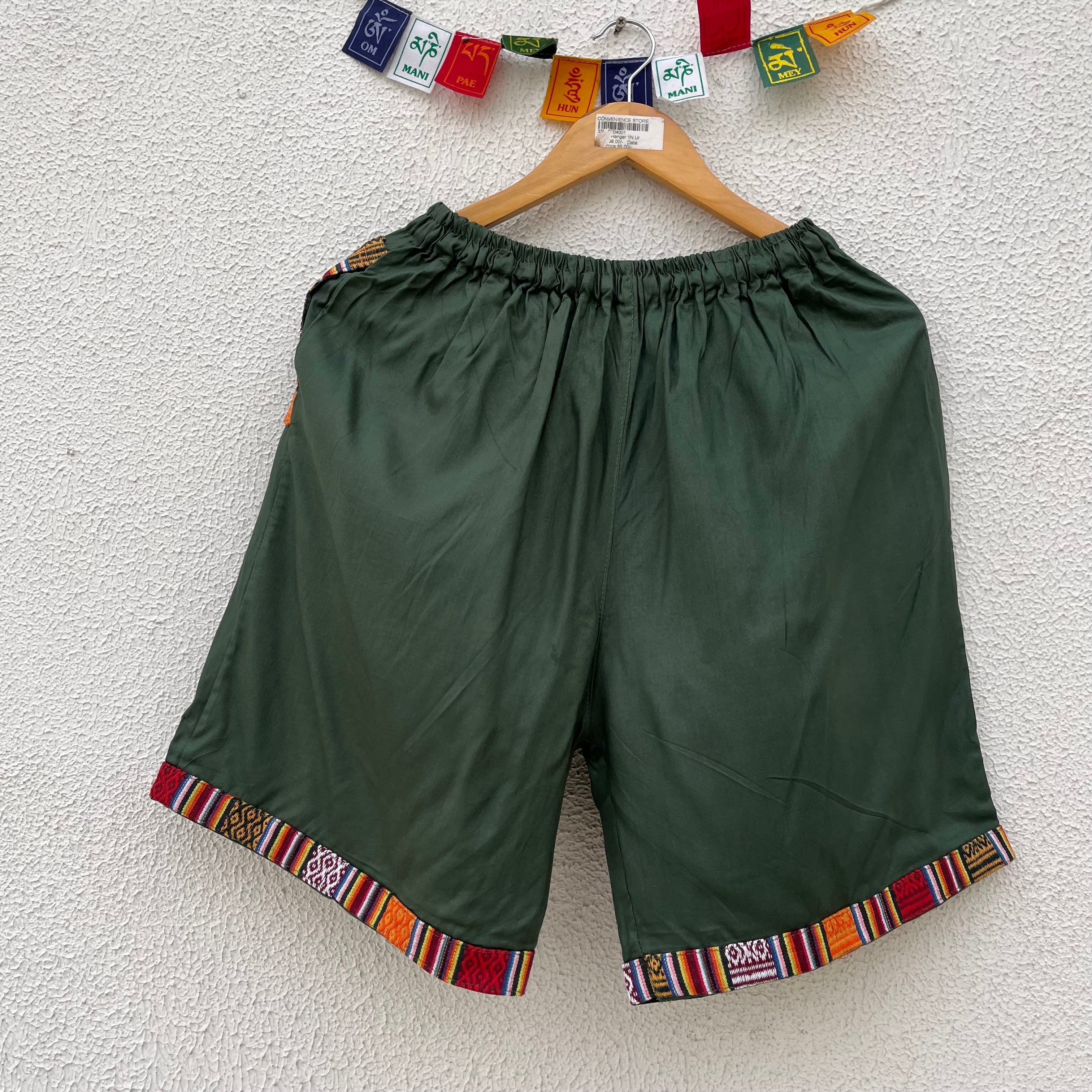 Pahadi Shorts - Dark Green