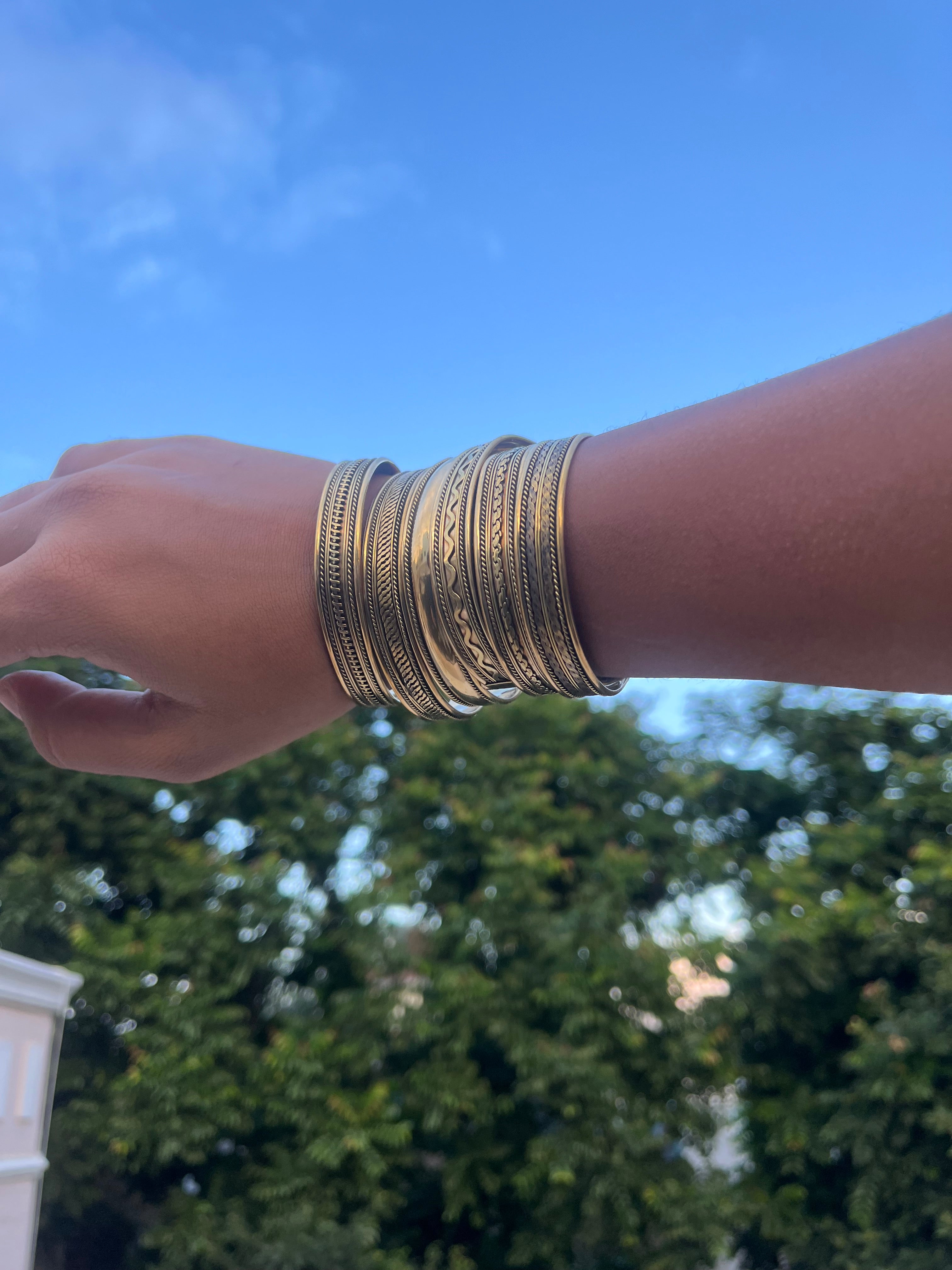 2 Brass Bracelet
