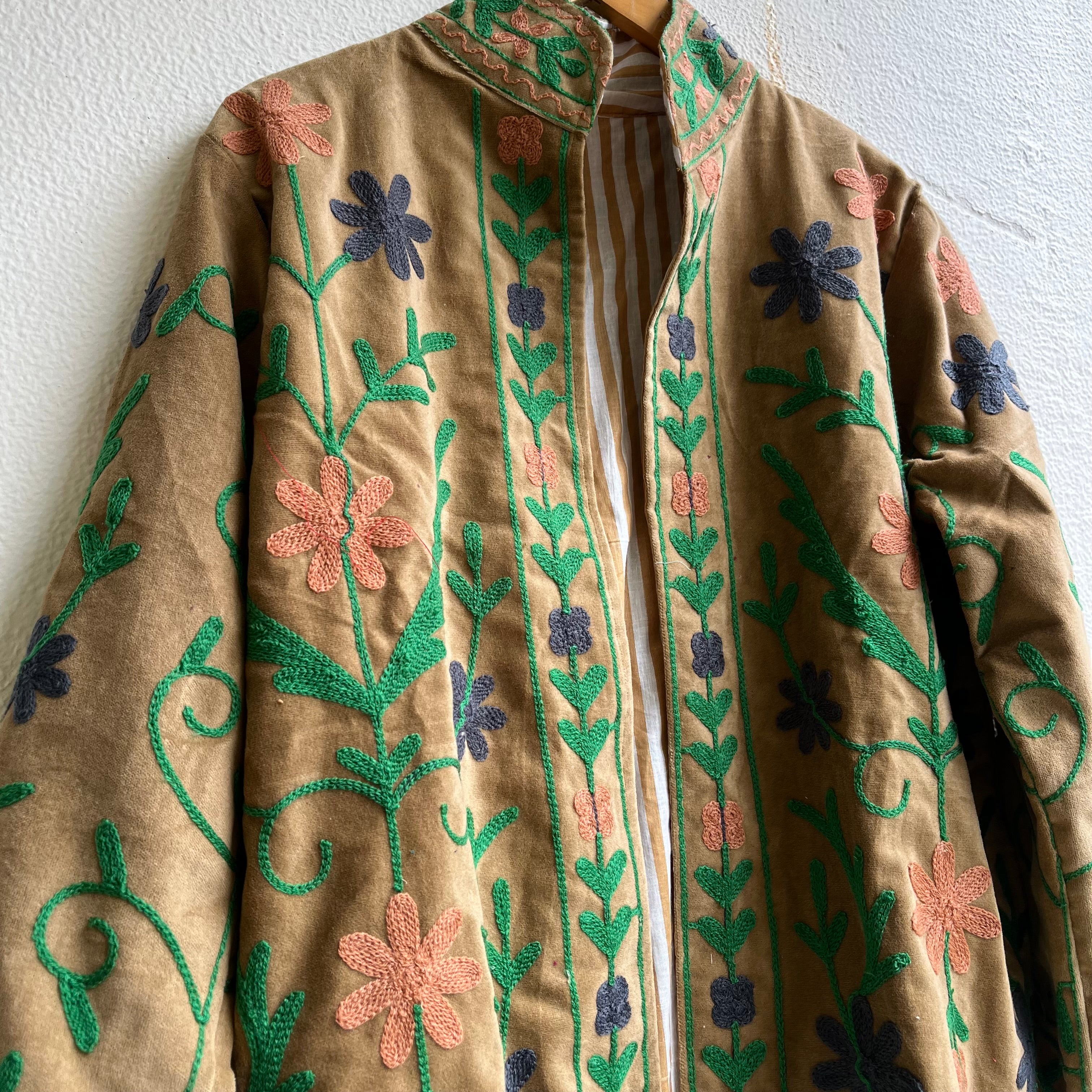 Jaipuri Thread Velvet Jacket