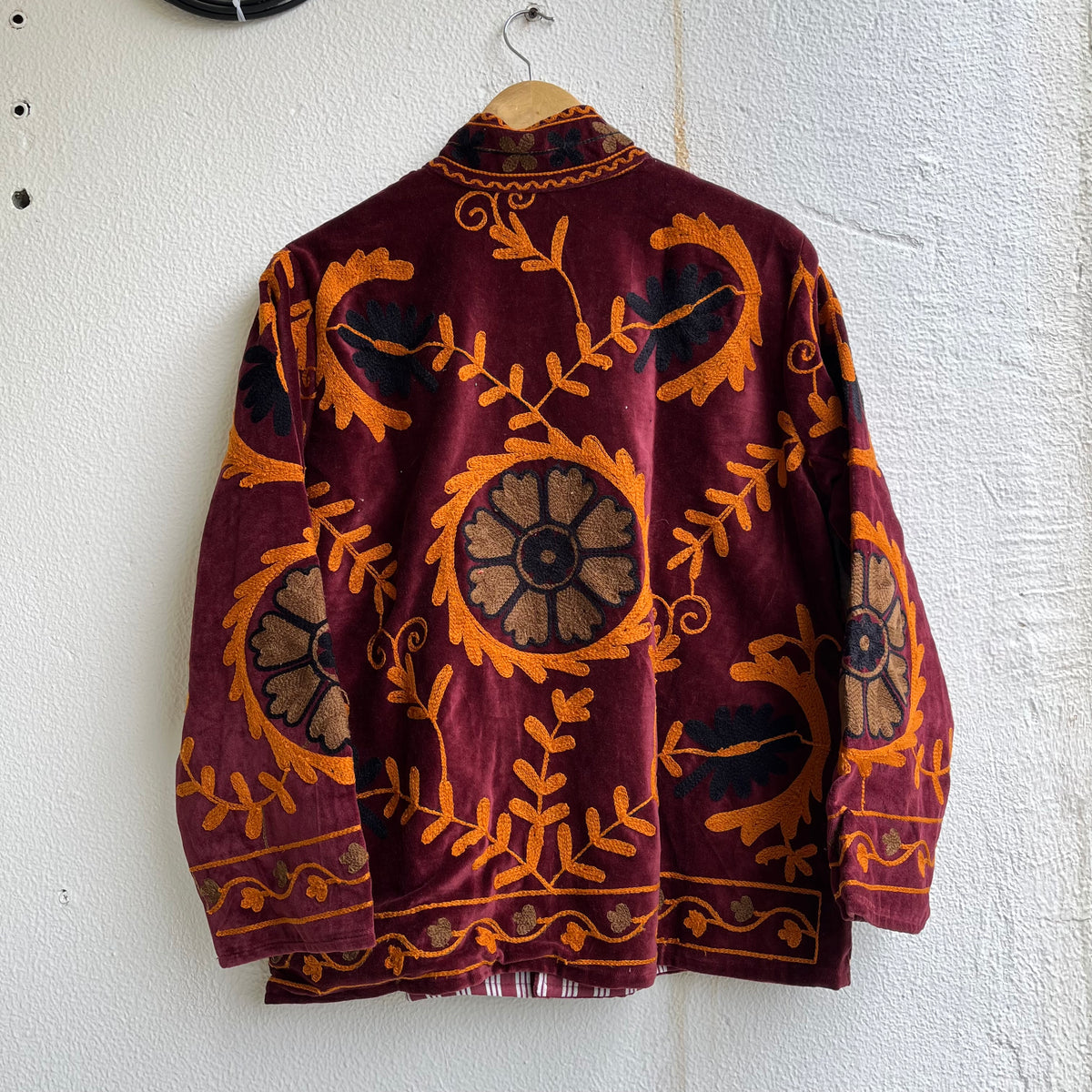Jaipuri Thread Velvet Jacket