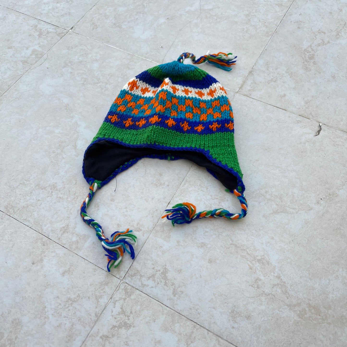 Winter Cap with braids