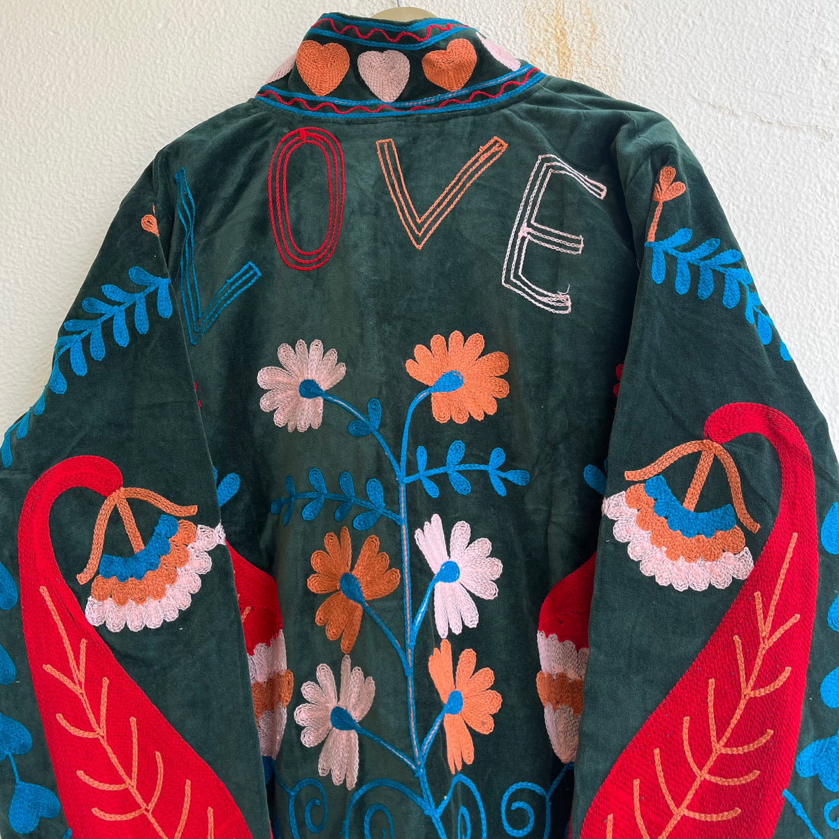Jaipuri Thread Velvet Jacket
