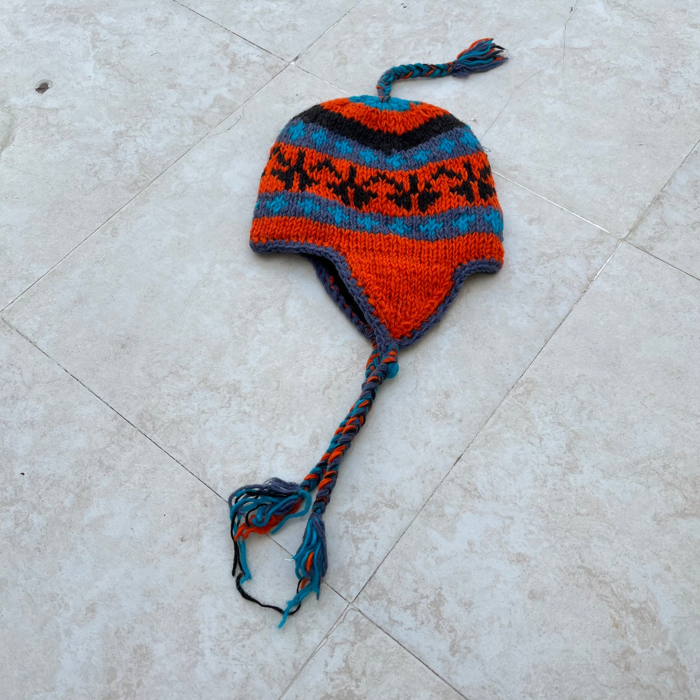 Winter Cap with braids