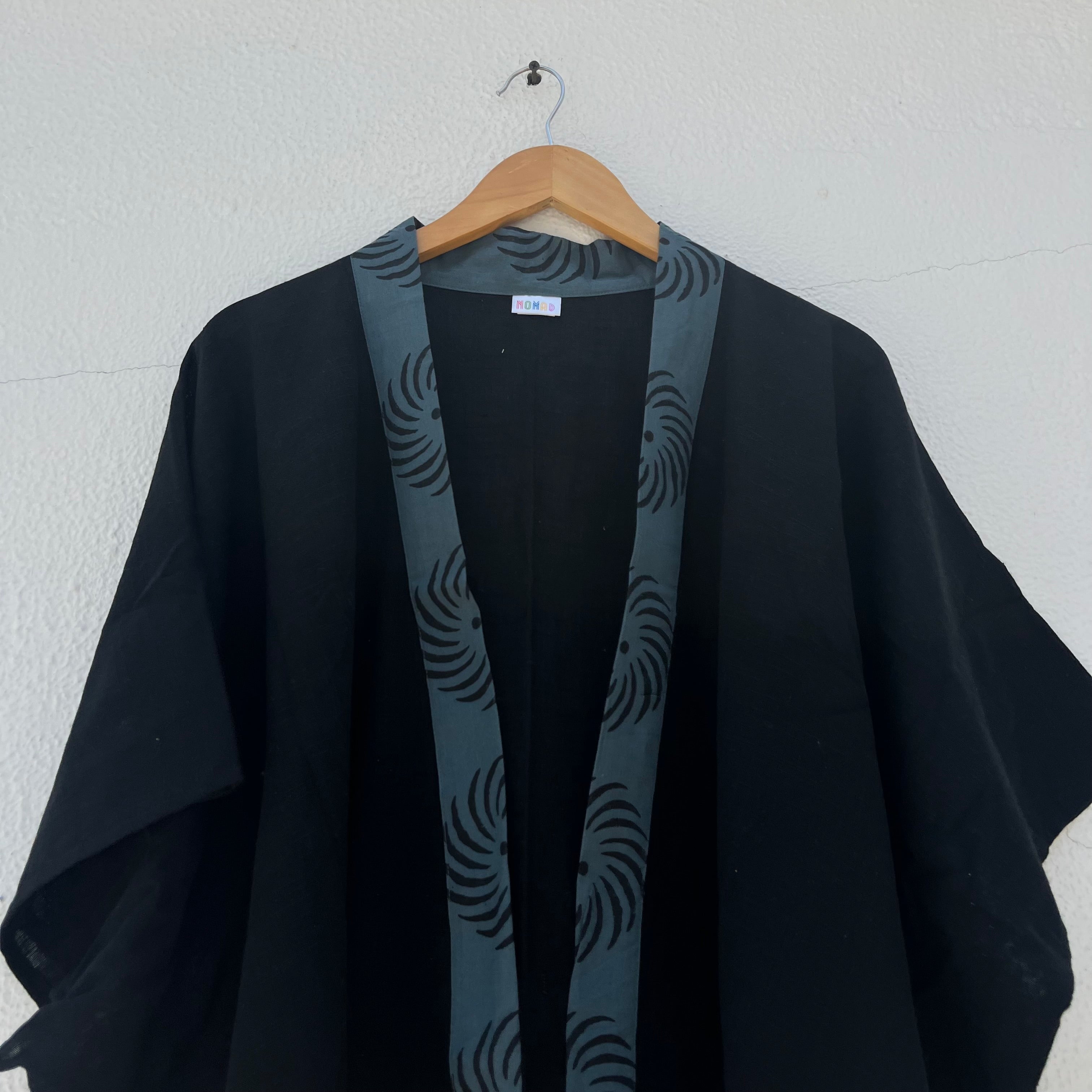 Arika Cotton Shrug- Midnight Black