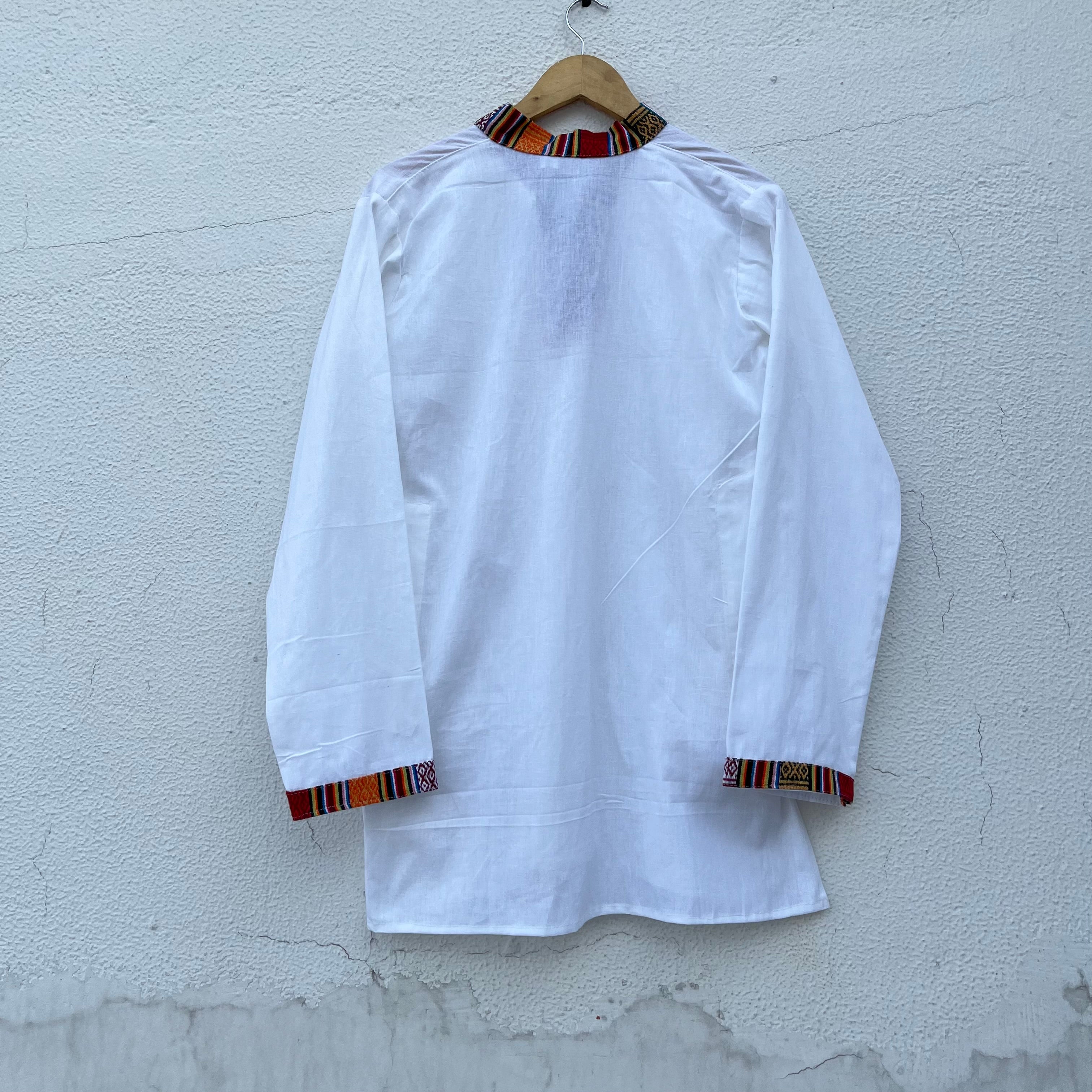 Nepali Kurta - White