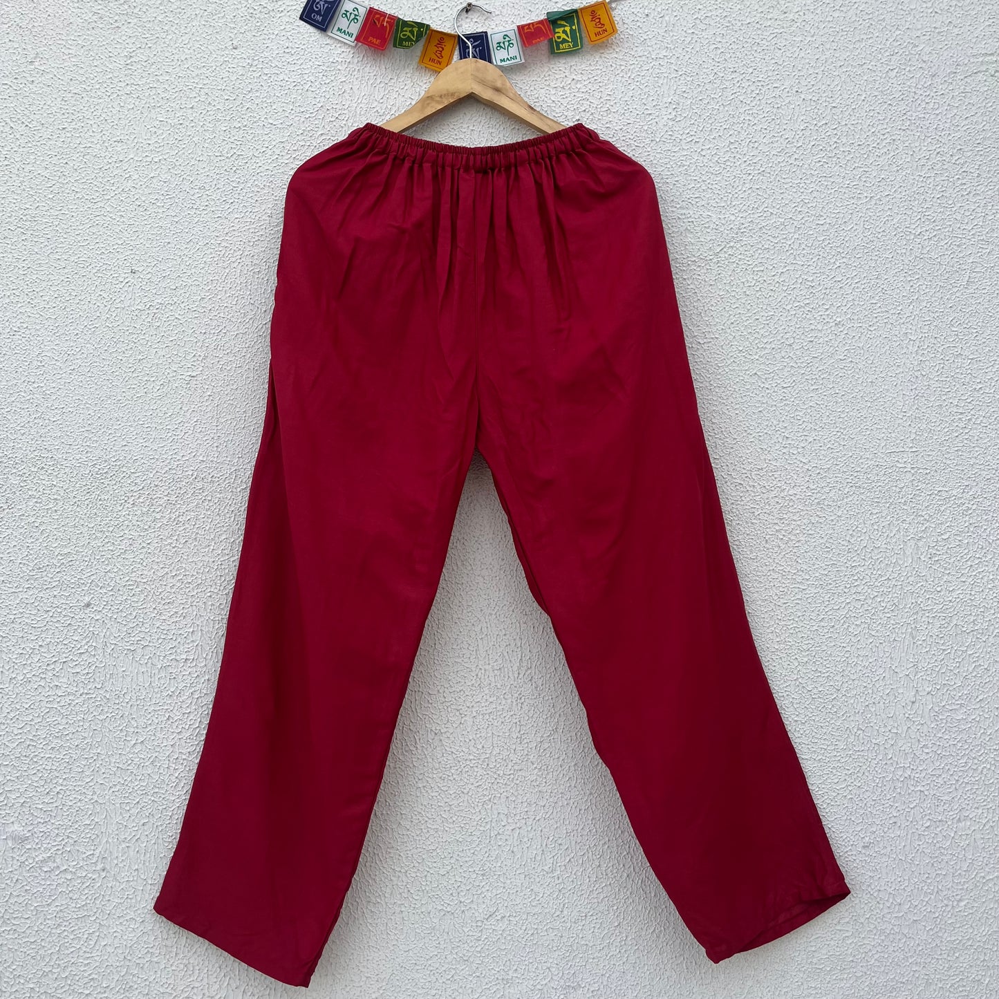 7 Chakra Pants - Maroon (Multicolour)