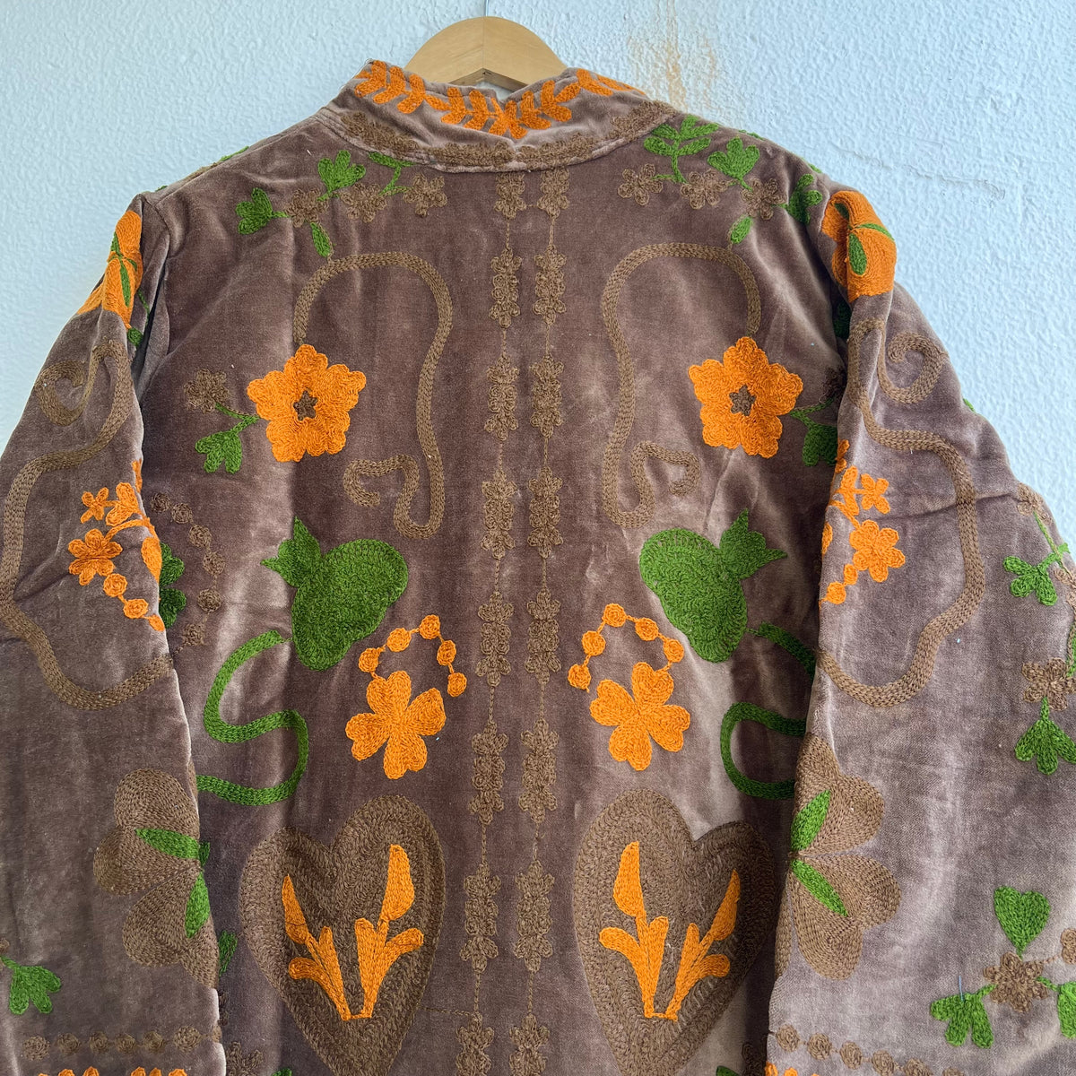 Jaipuri Thread Velvet Jacket