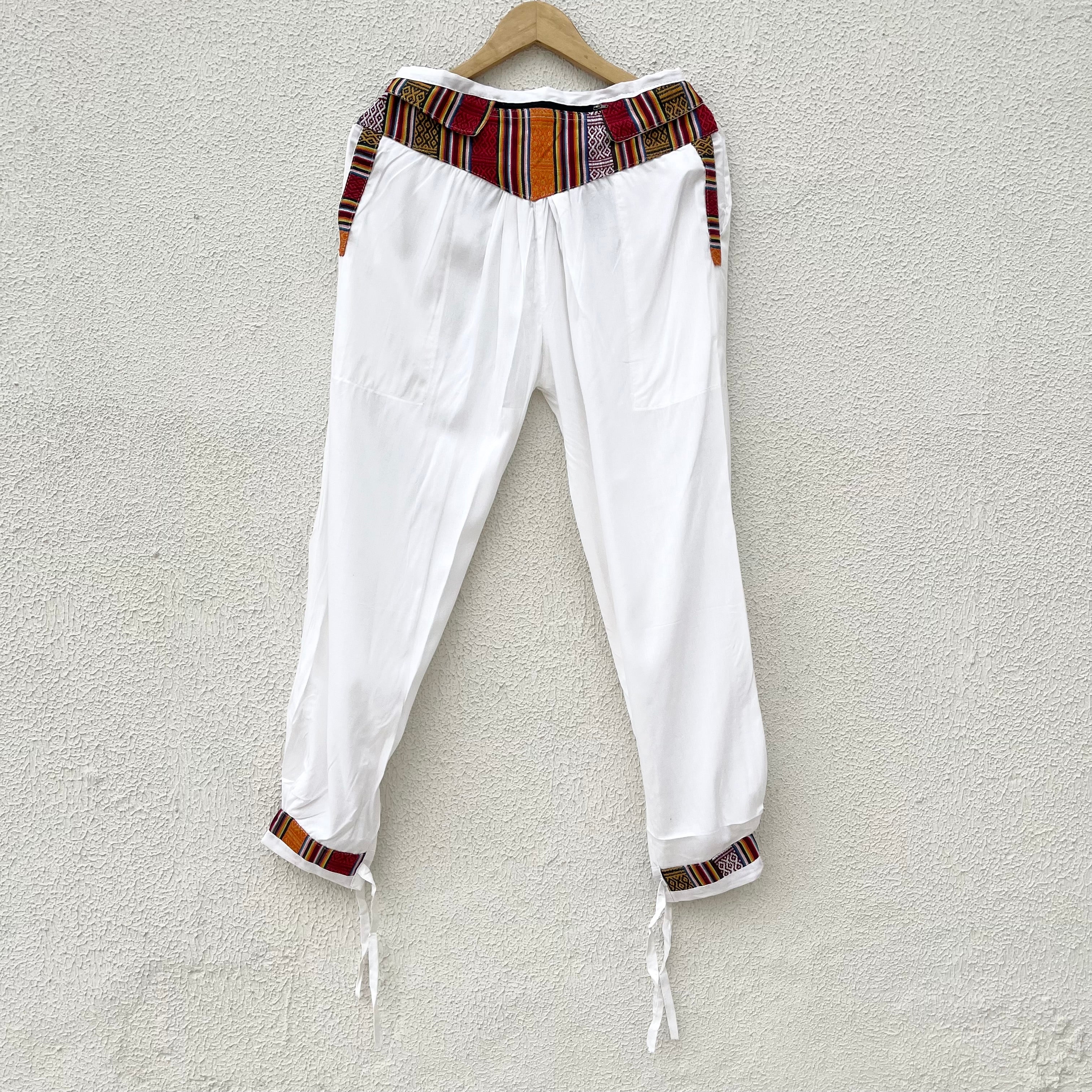 Nepali Pants - White