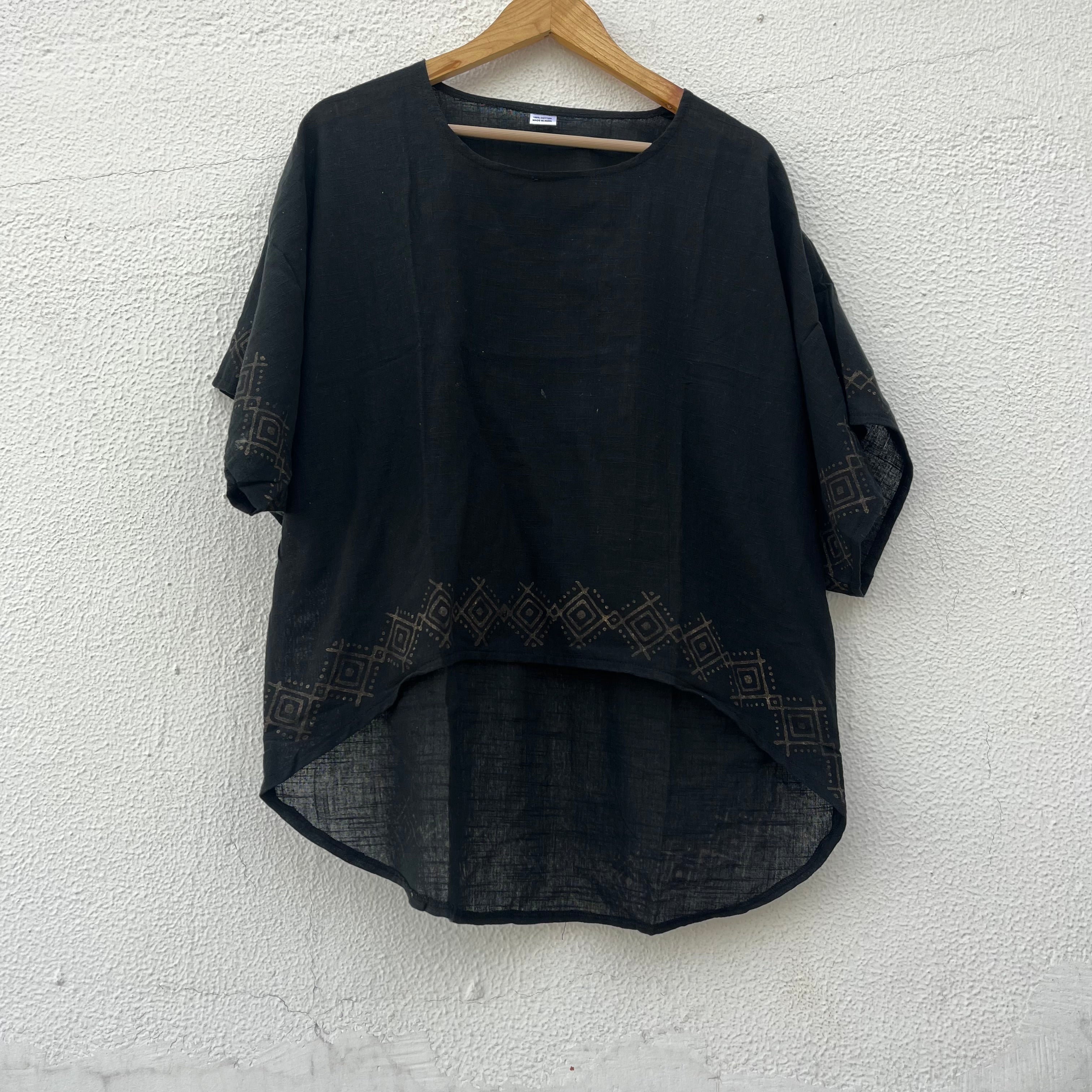 Aawara Cotton Top- Midnight Black