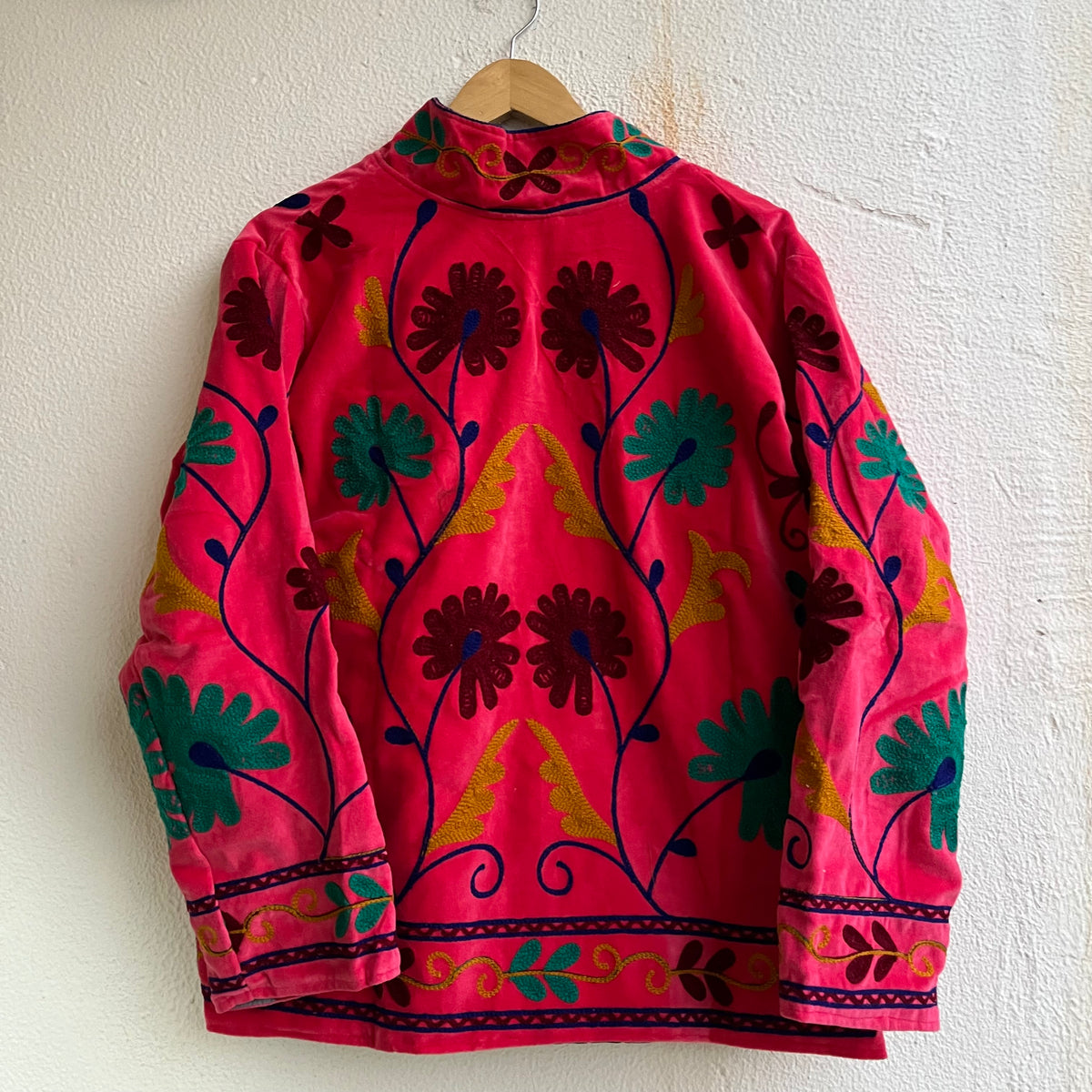 Jaipuri Thread Velvet Jacket