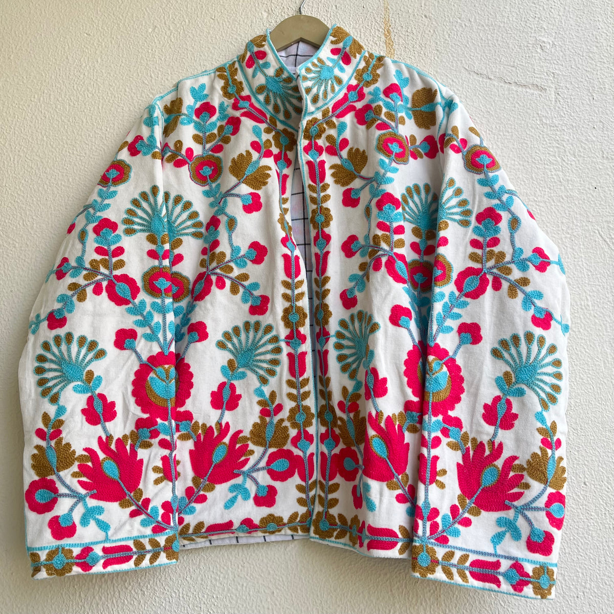 Jaipuri Thread Velvet Jacket